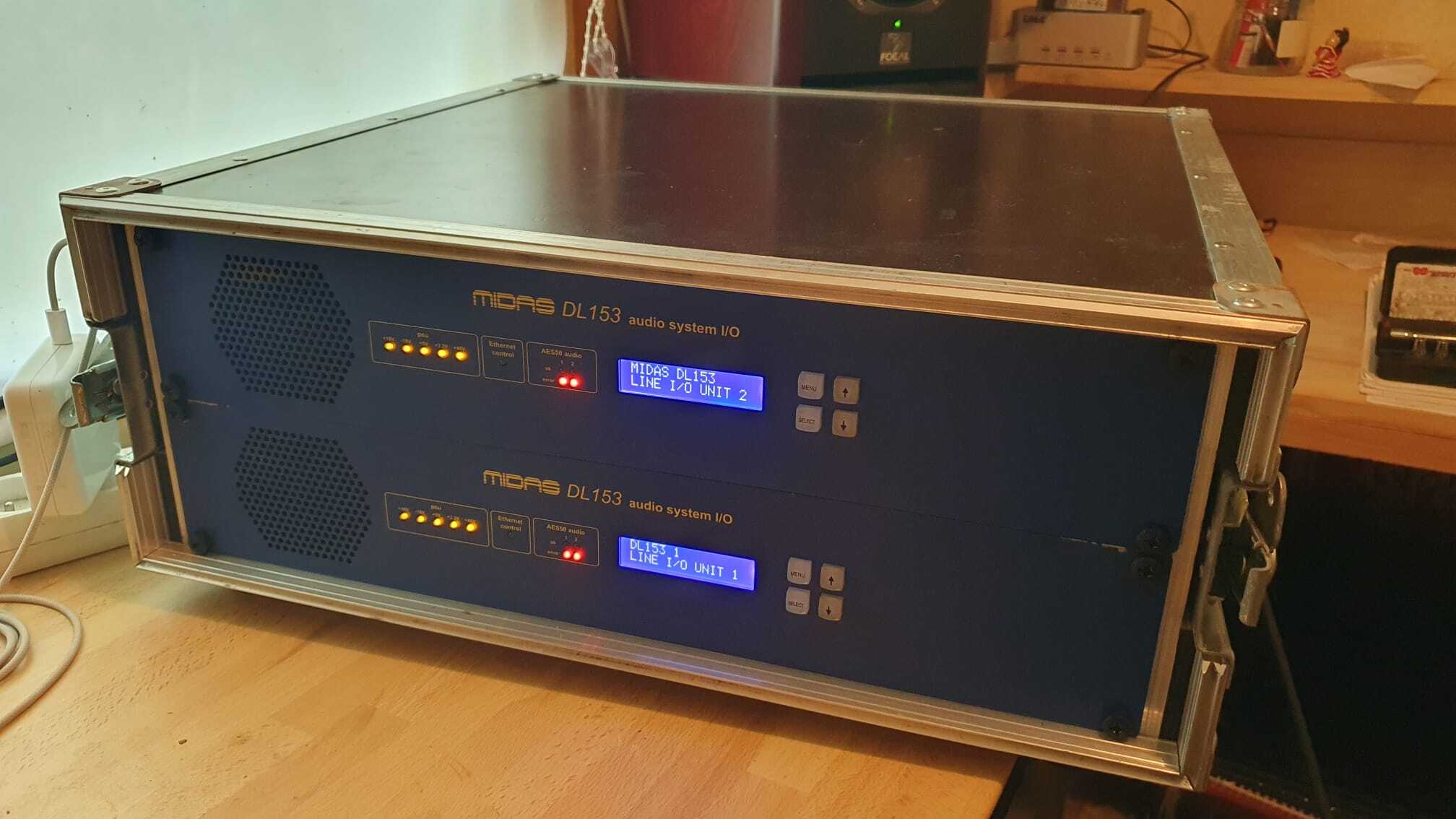 2 DL153 en Flight avec 2 touret RJ45