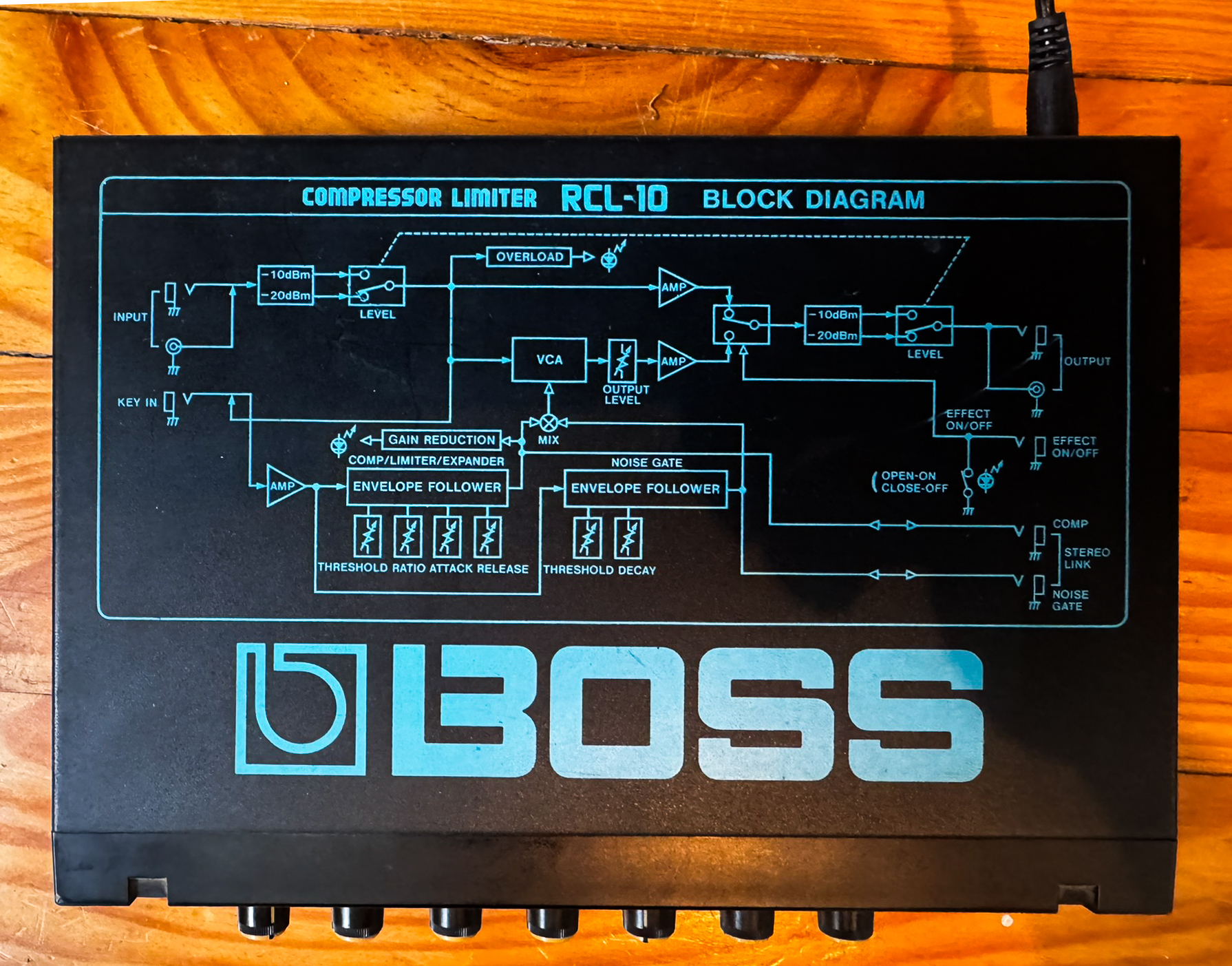 Boss RCL-10 Compressor Limiter vintage Micro Rack Japan