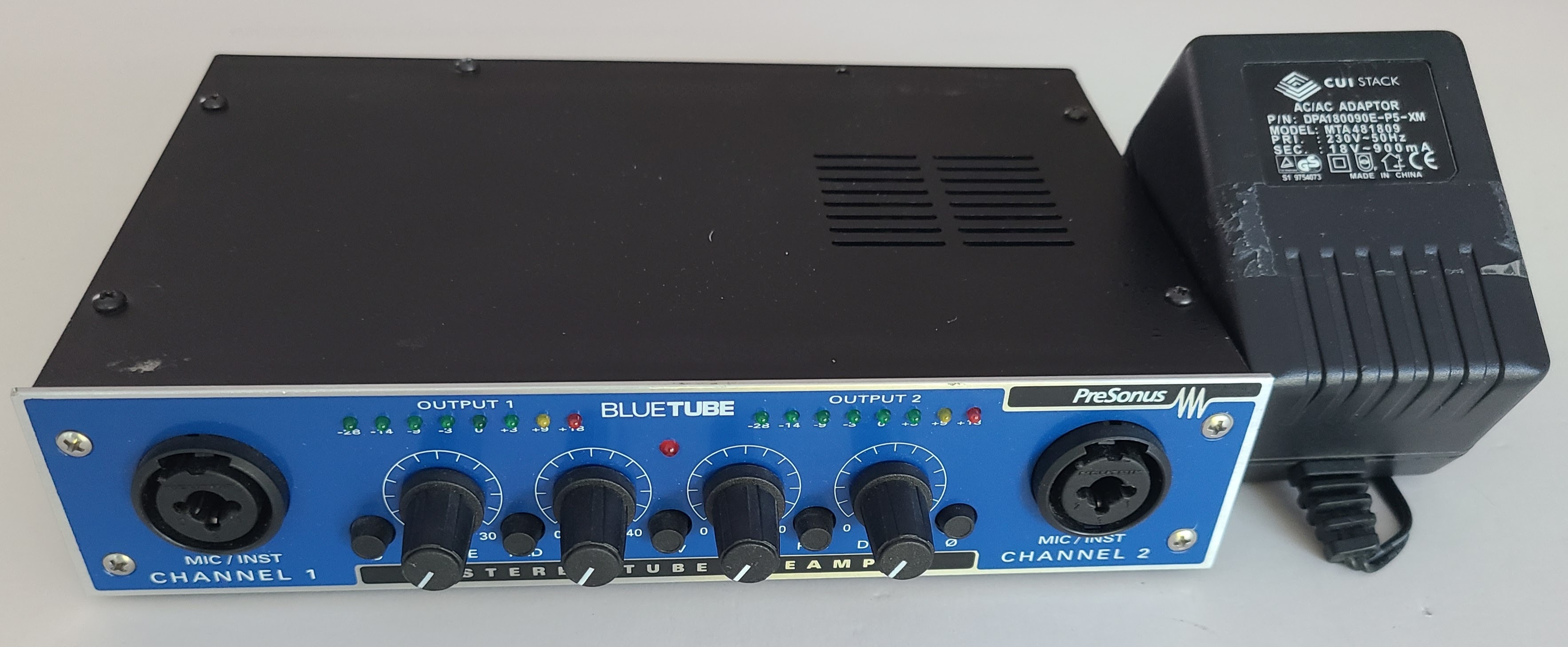 Vends Pré-ampli PreSonus Bluetube Stéréo Tube Preamp 