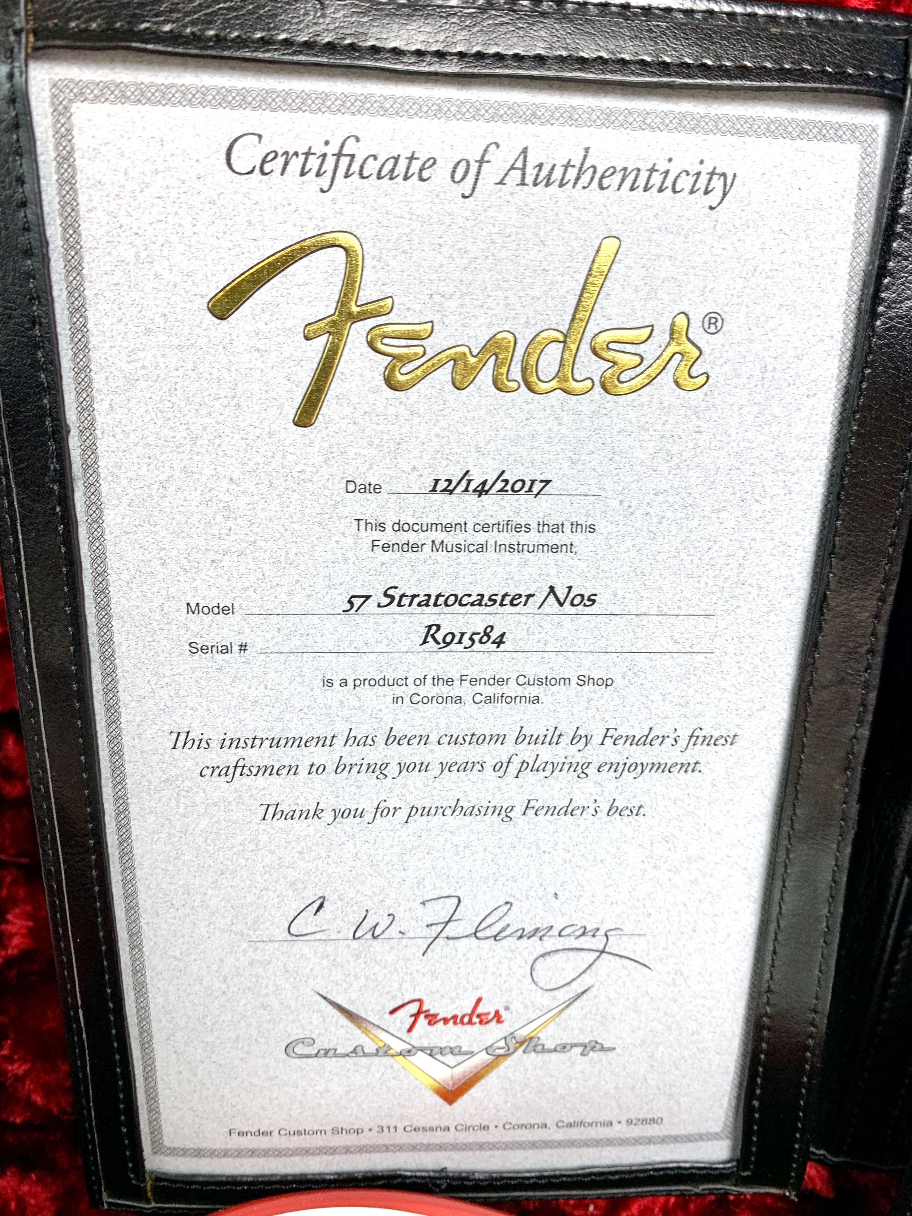 Fender Custom Shop '57 Relic Stratocaster (77574)