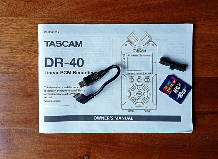 Tascam DR40  (3)