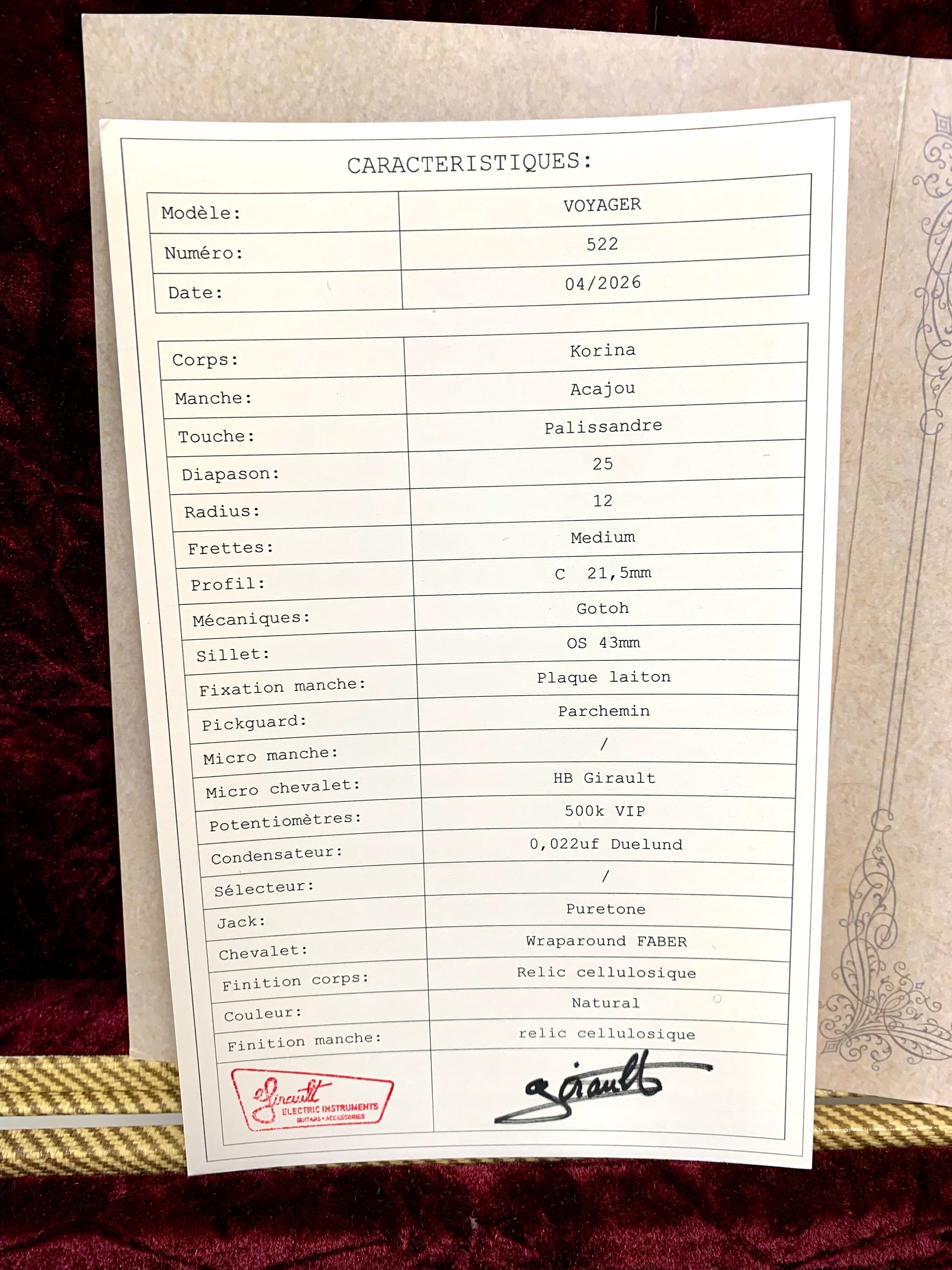 Girault Guitars California (92037)