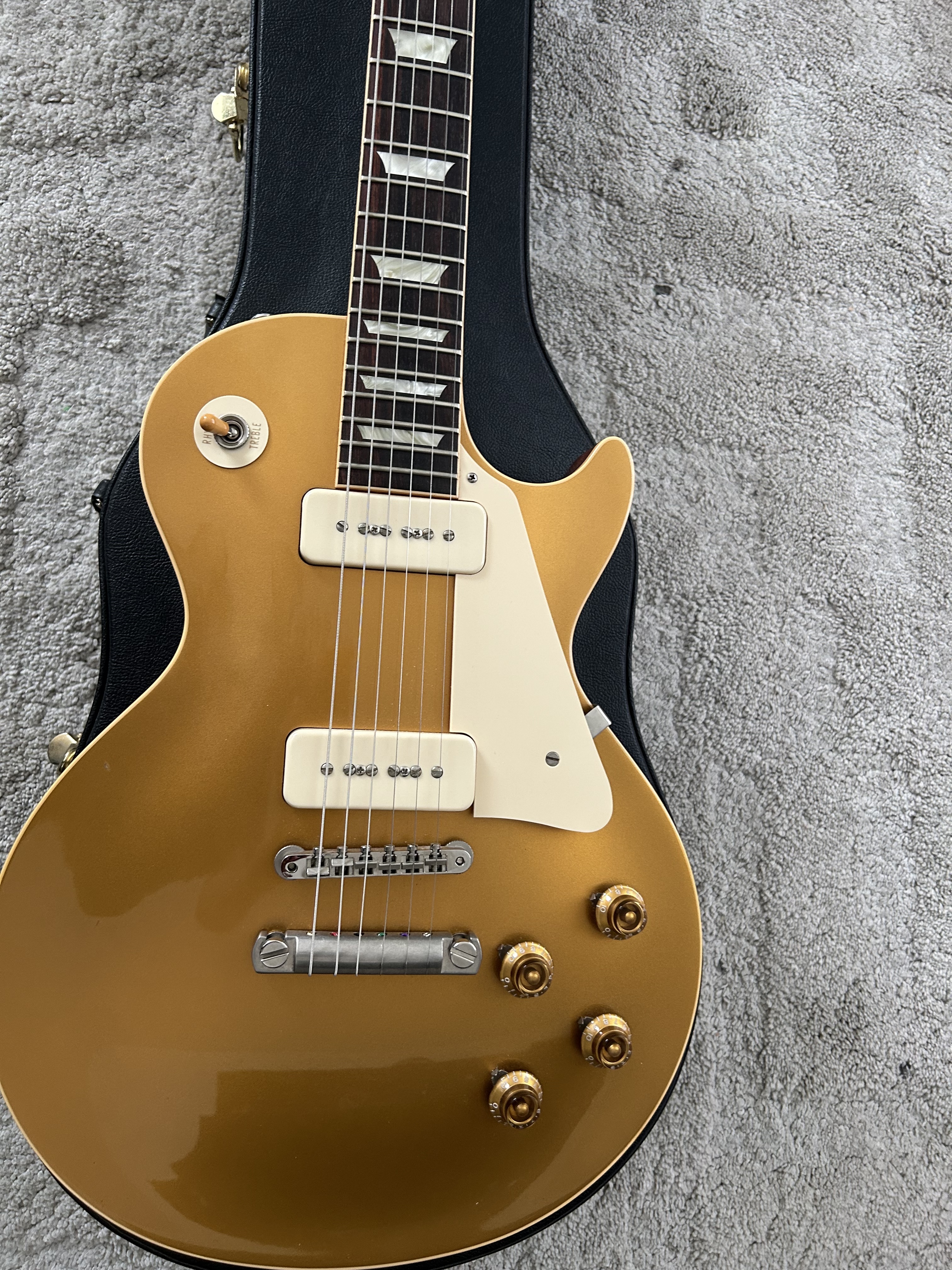 Gibson Les Paul Reissue 1956 Goldtop P90 2009 Double Gold