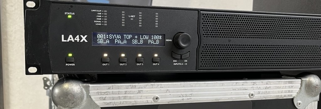 À VENDRE – Amplificateur L-Acoustics LA4X – Excellent état
