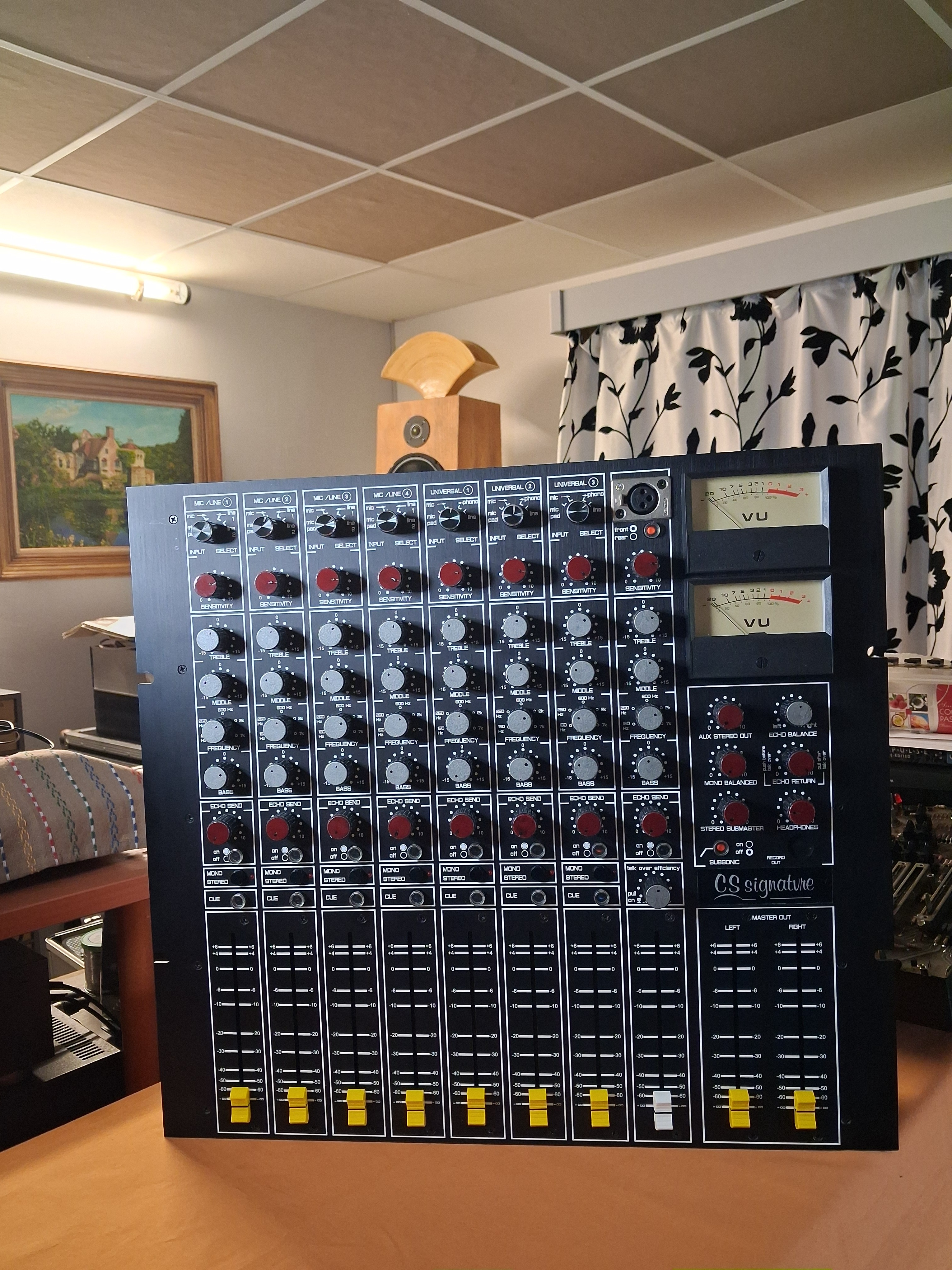 table de mixage vintage CS Signature Dynacord EMB EV 