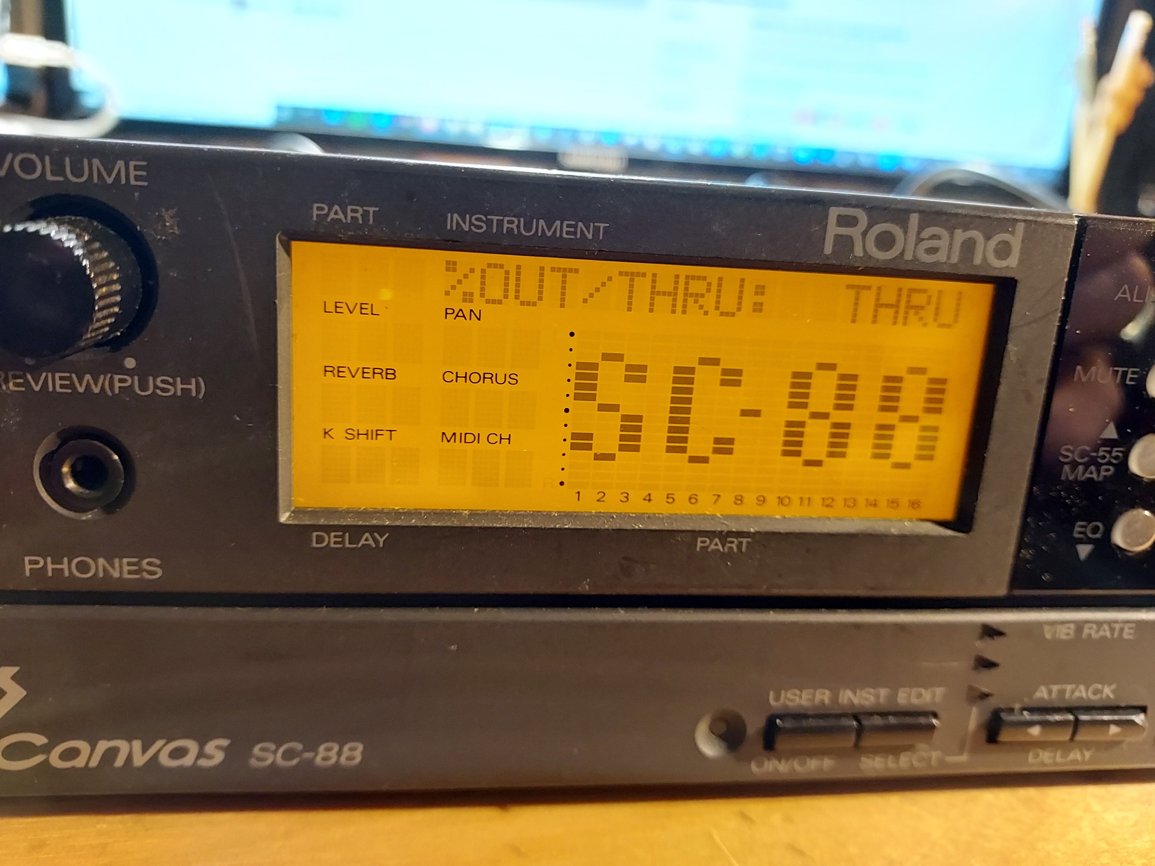 Générateur de sons Midi « Roland Sound Canvas SC-88 »