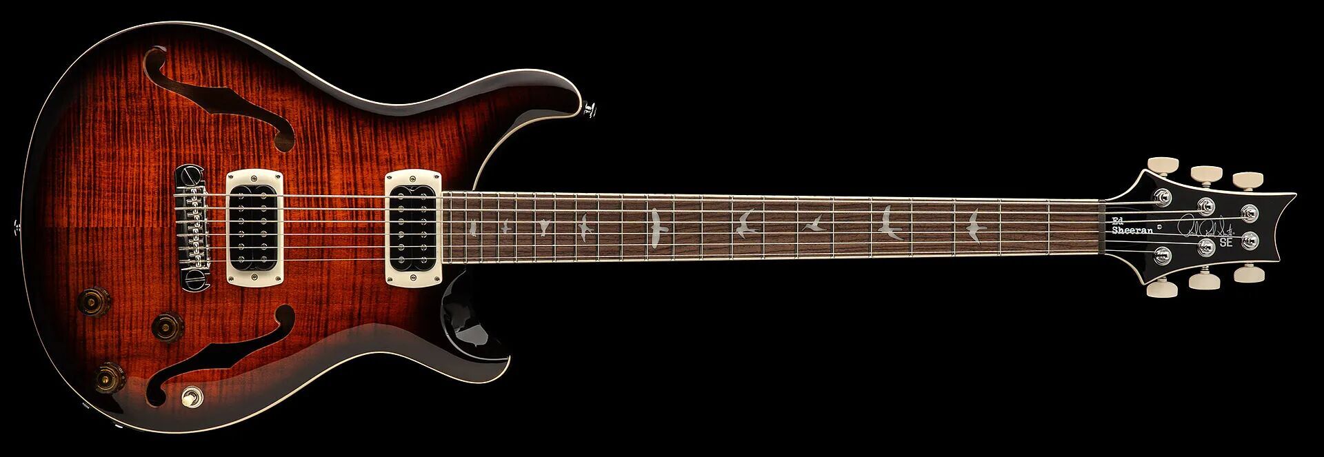 SE Ed Sheeran Hollowbody I Piezo BaritoneOrangeTiger