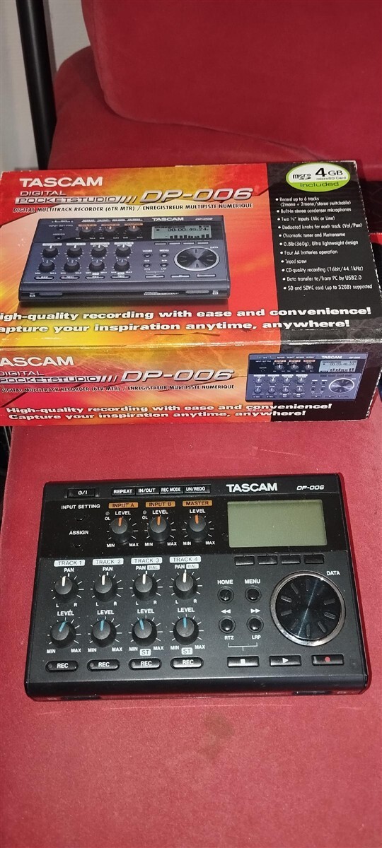 mini studio numerique tascam dp 006 