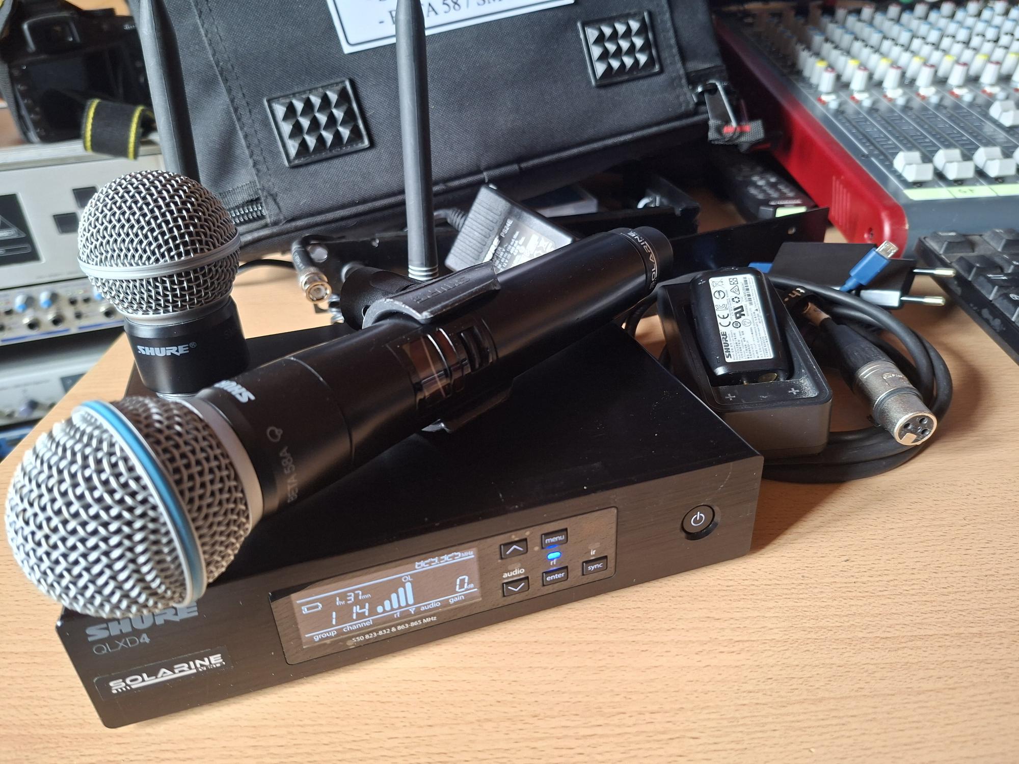Shure QLX D4 - Beta 58 - 863 - 865 MHz