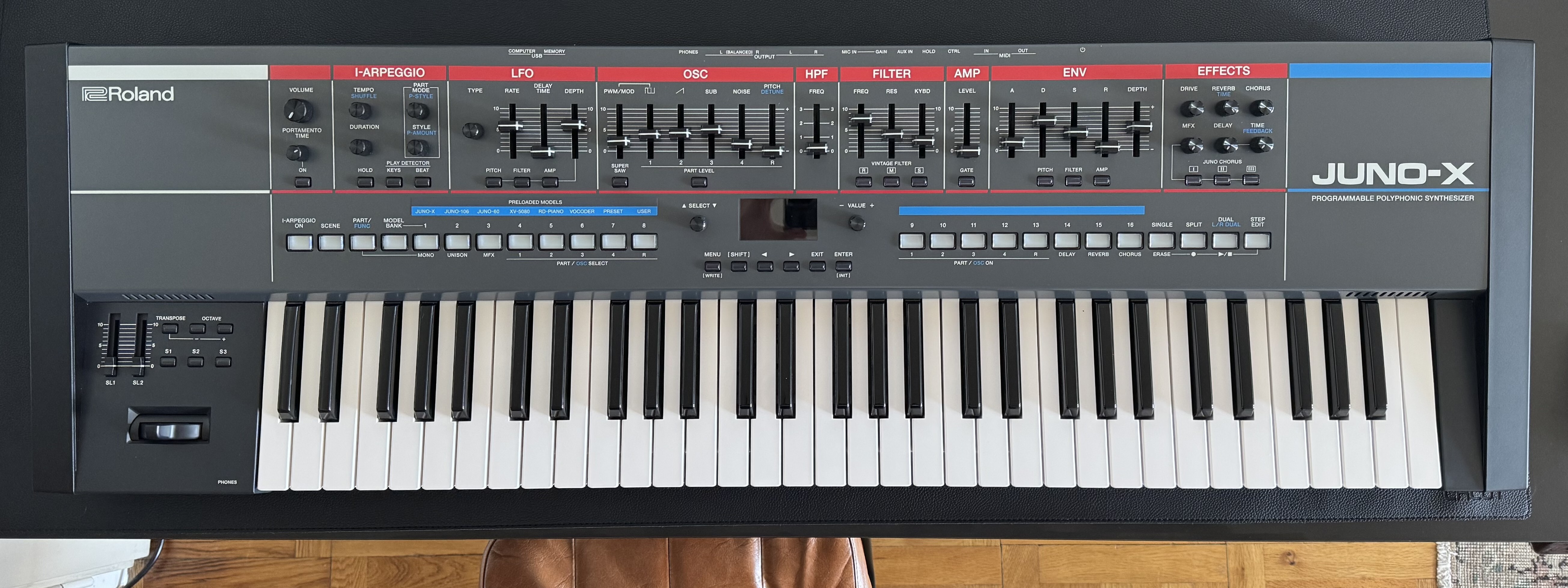 Roland Juno-X + Extension Jupiter 8