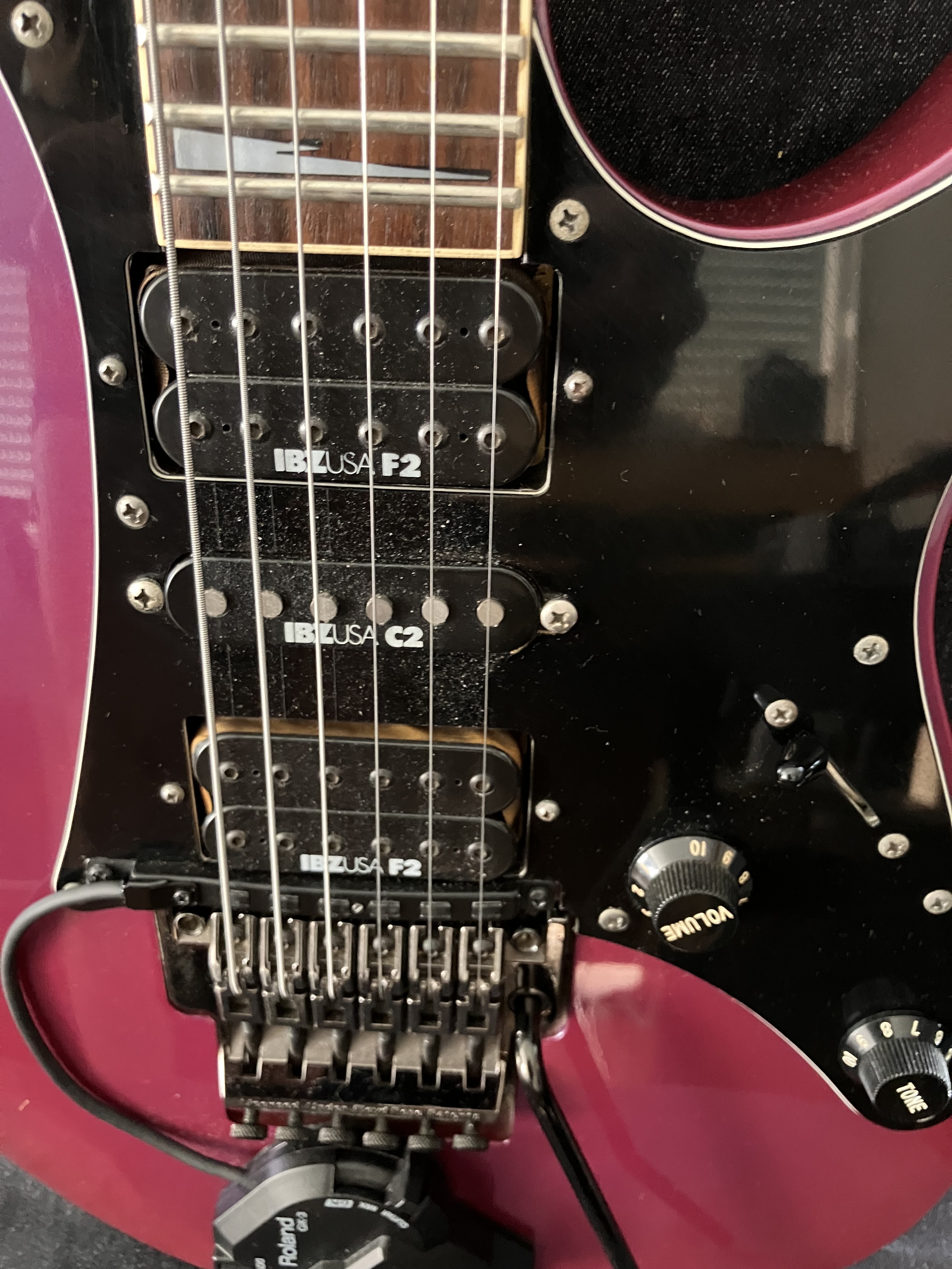 Ibanez RG750-Purple Neon 1990 Japon