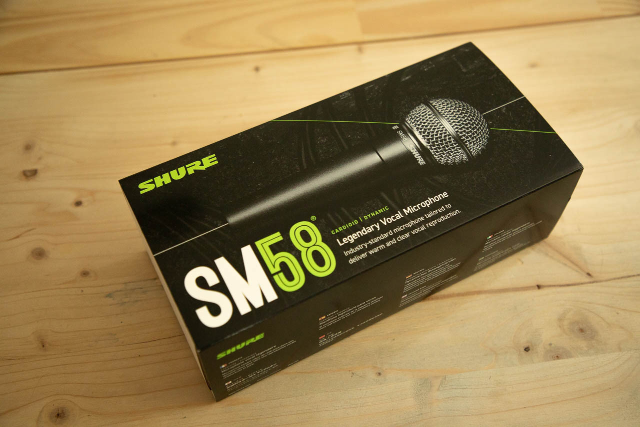 Micro SHURE SM58 (jamais déballé)