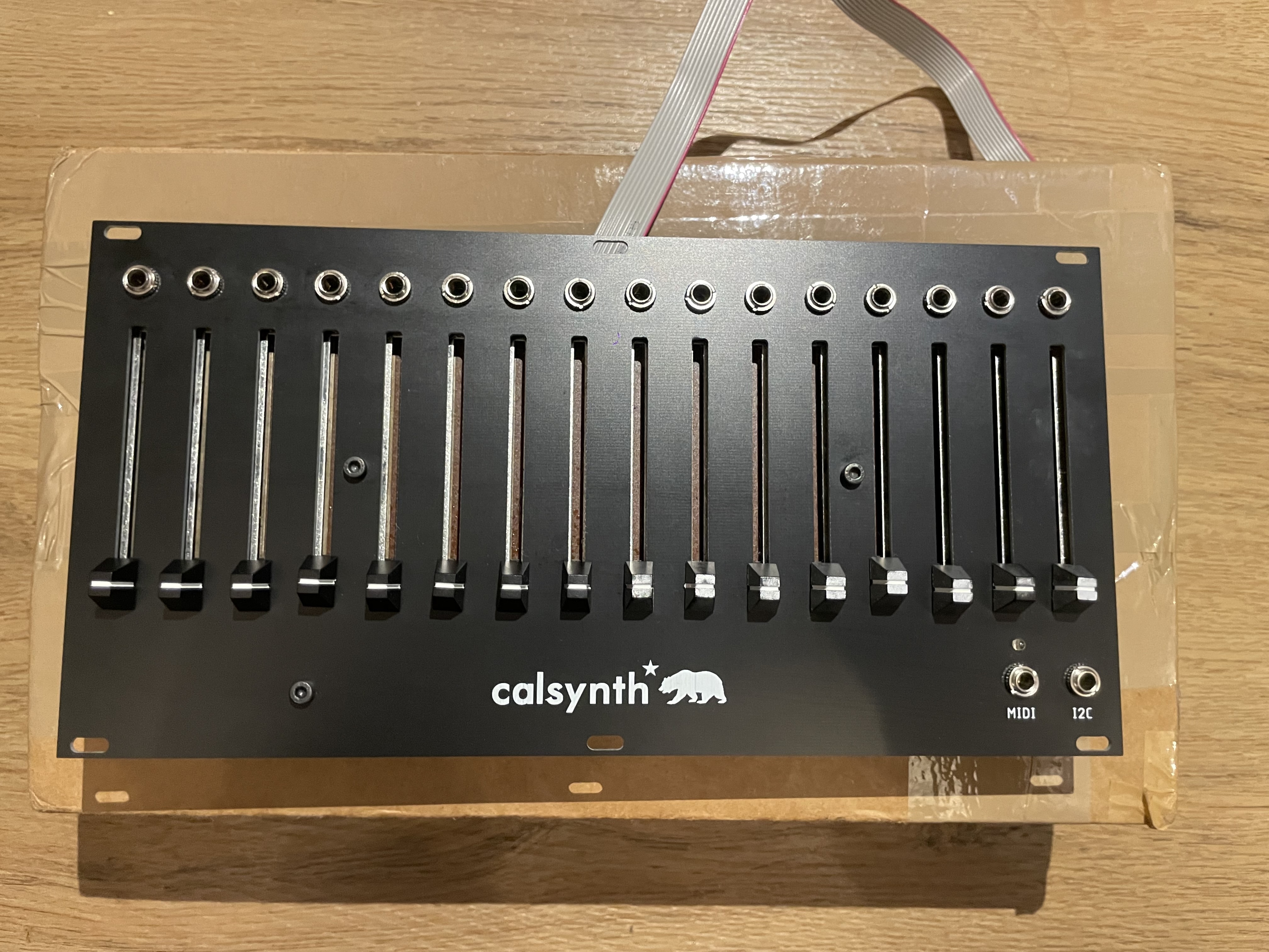 calsynth 16-fader bank Eurorack 