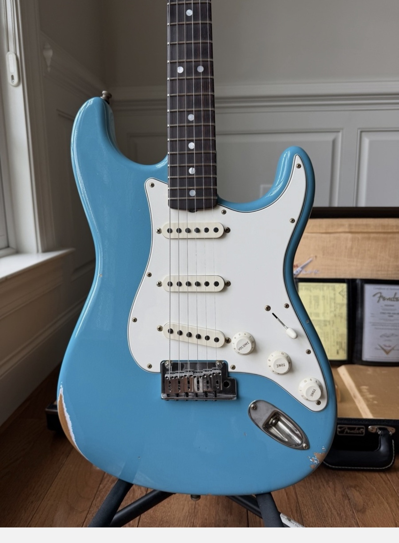 ? Fender Custom Shop Stratocaster Pro Relic – Turquoise Taos