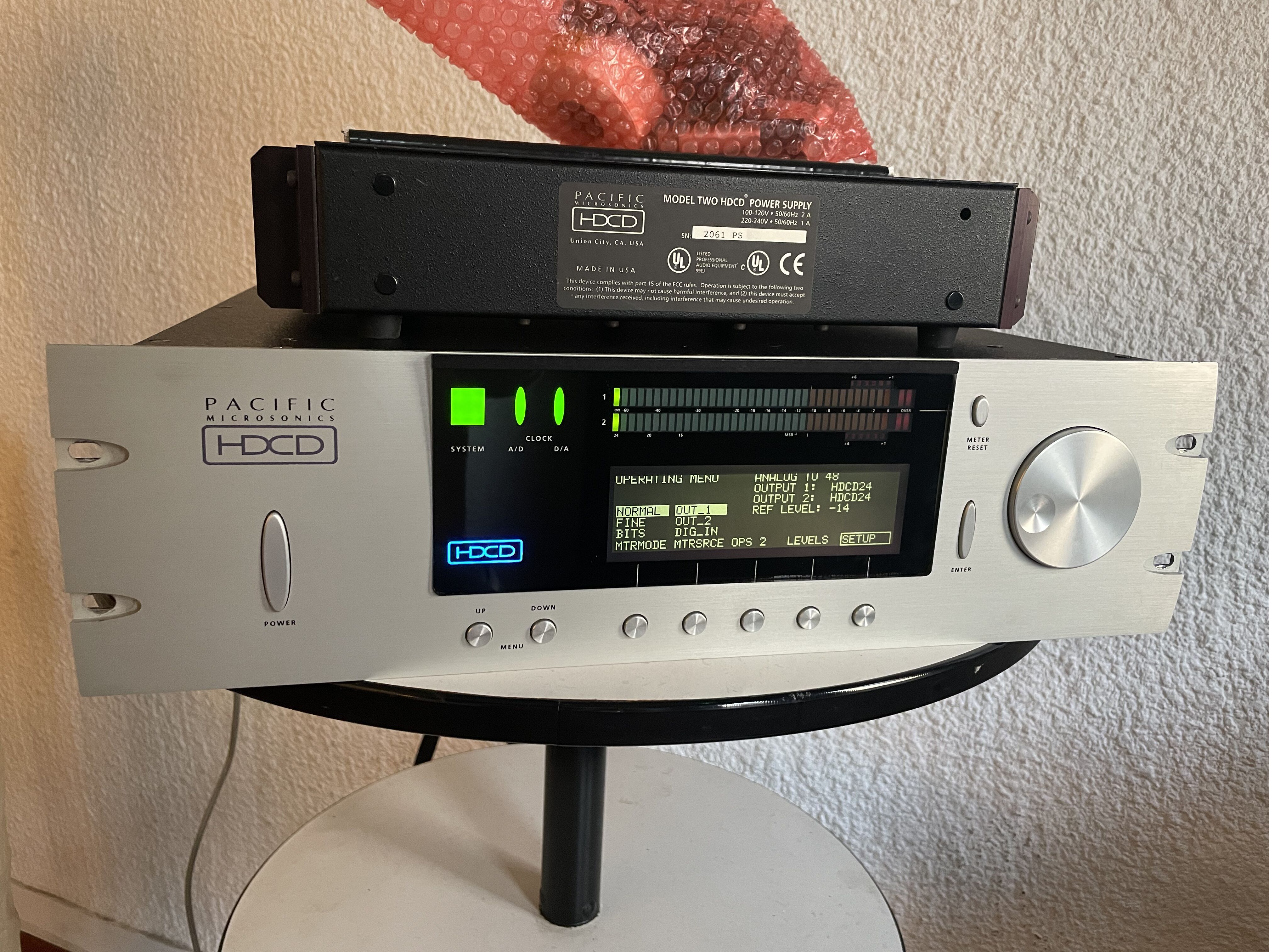 Pacific Microsonics Model II 24bits/96khz recement recappé et revisé
