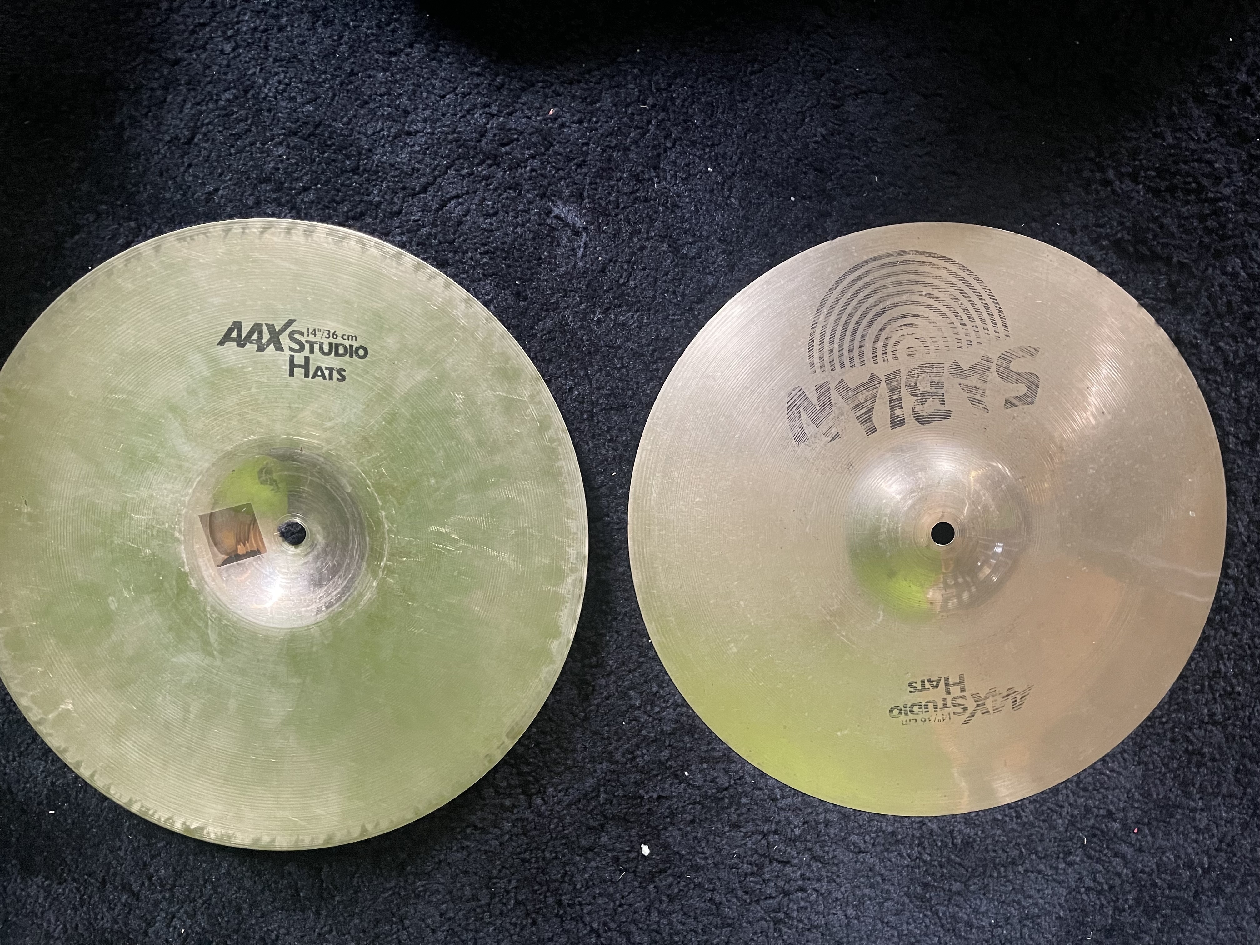 Sabian AAX Studio Hats 14"