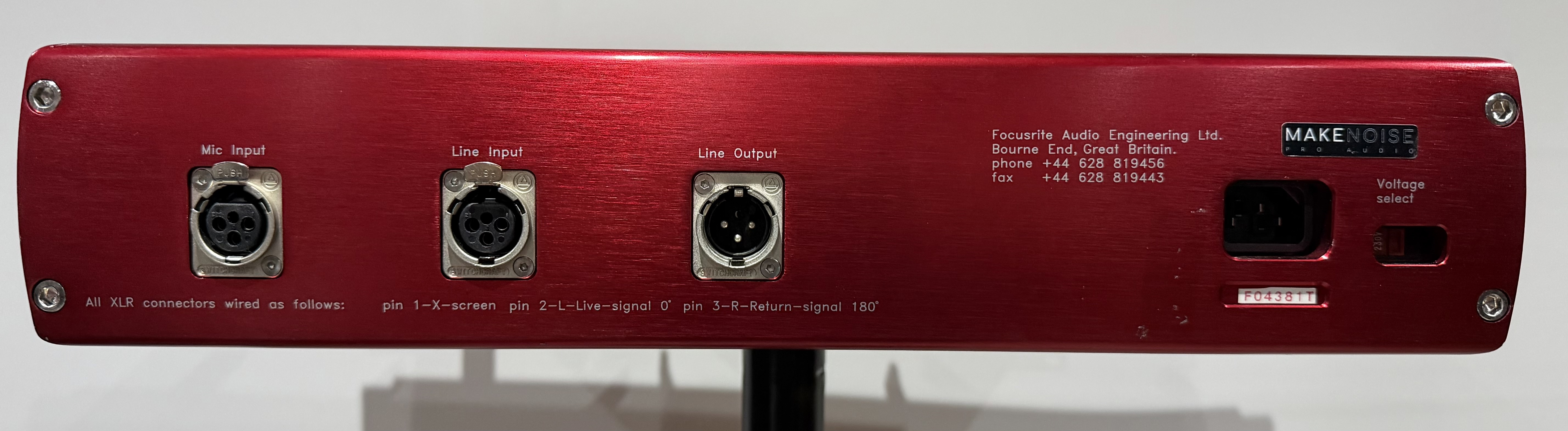 Focusrite Red 7 Mono Mic-Pre & Dynamics (77957)