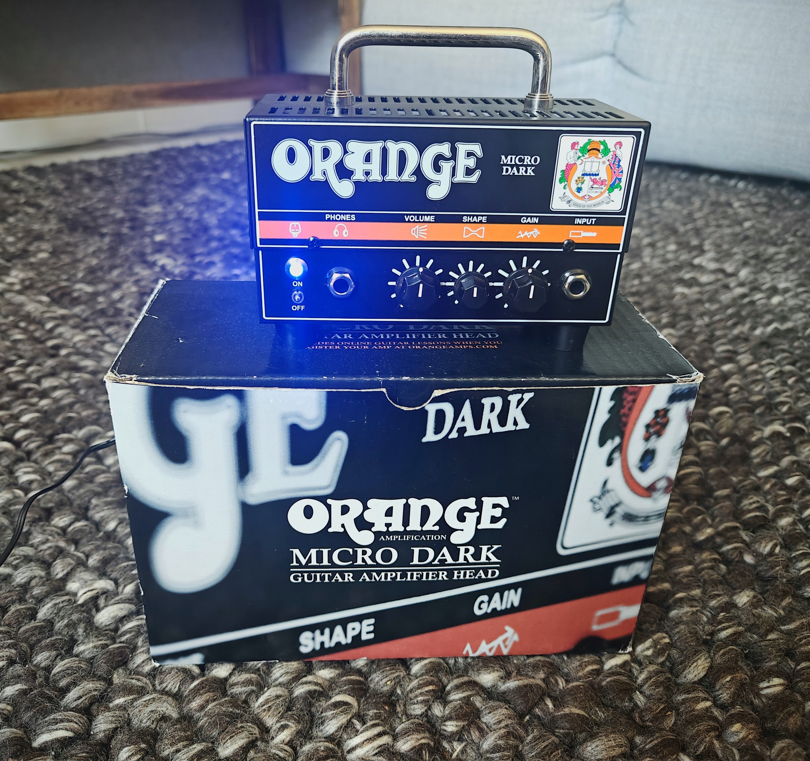Tête d'ampli Orange Micro Dark