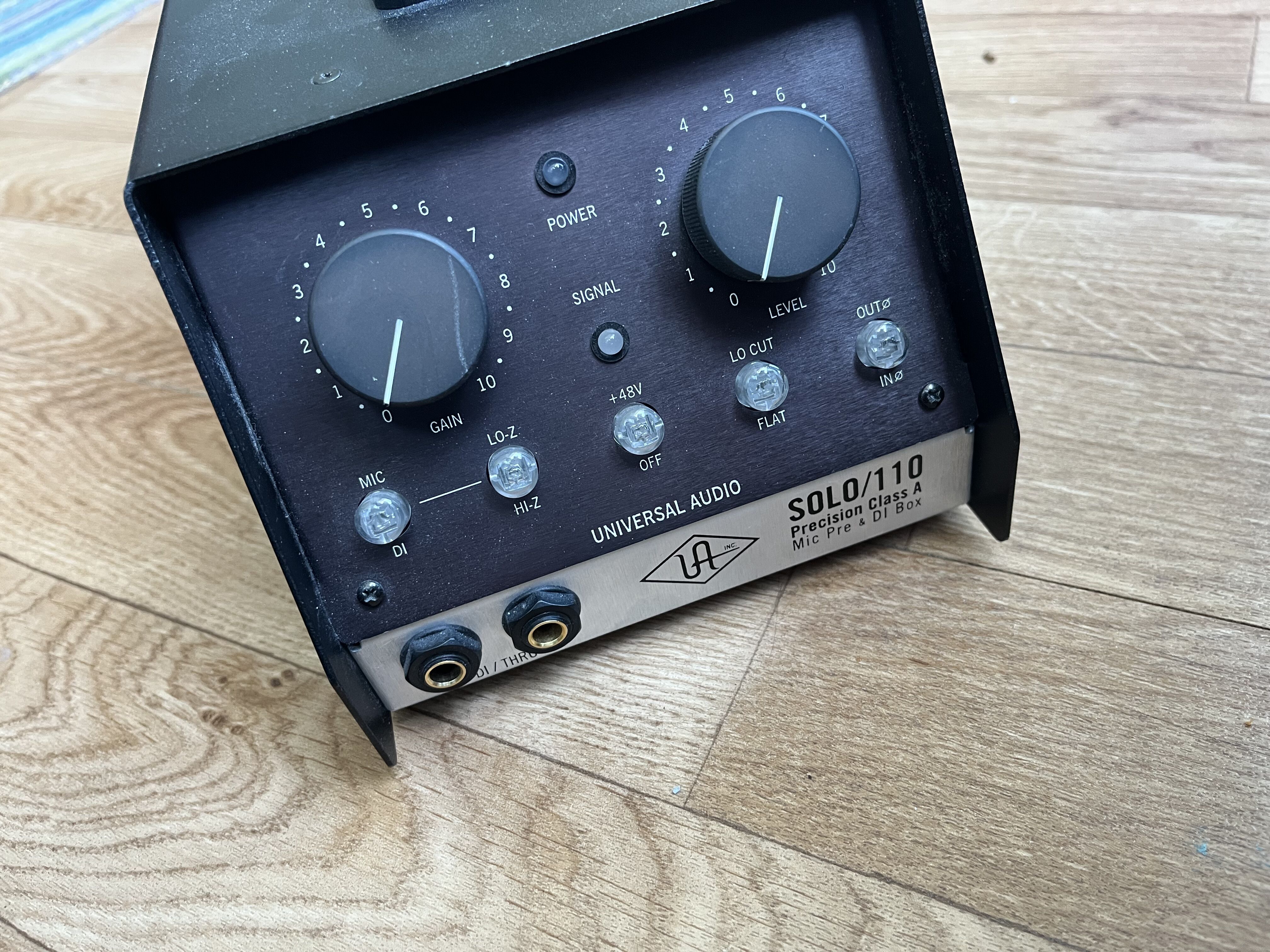 Preamp/DI UA Solo110 qui ne fonctionne pas