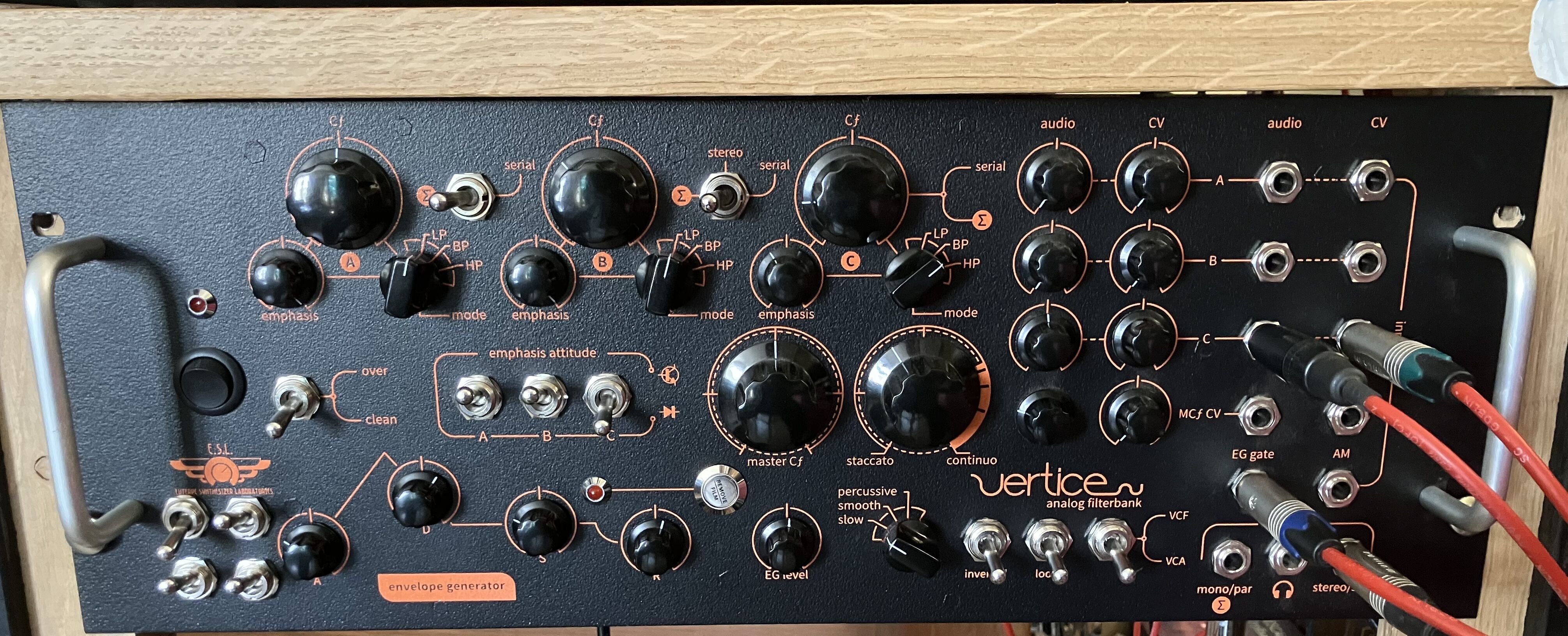 Euterpe Vertice analog filterbank