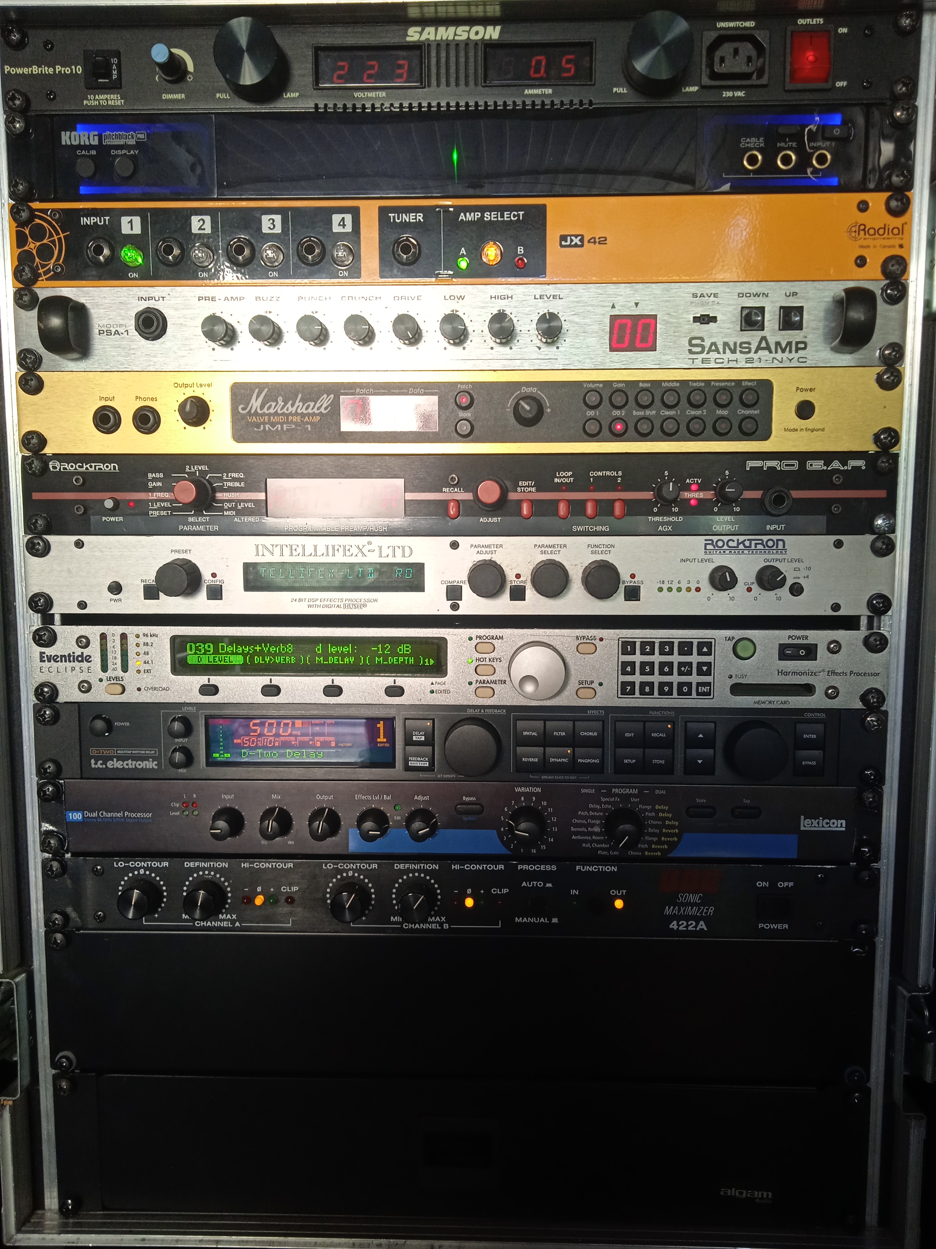 Vends rocktron pro gap