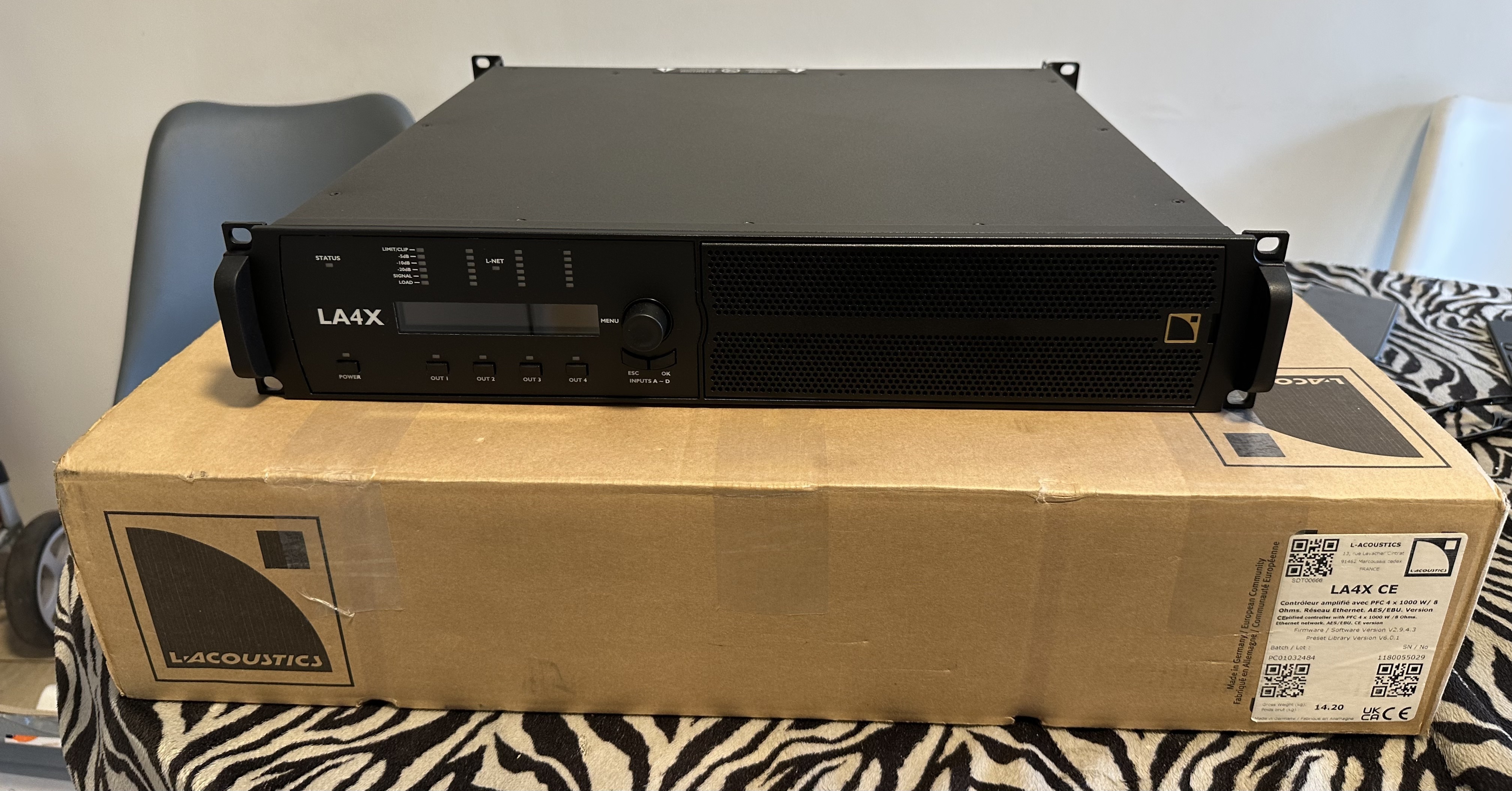 L-Acoustics LA4X - Contrôleur Amplifié 4x1000W - Excellent état