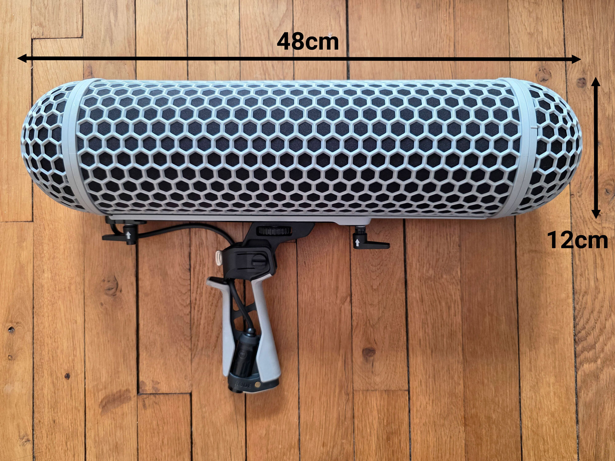 Bonnette et suspension micro Rode Blimp