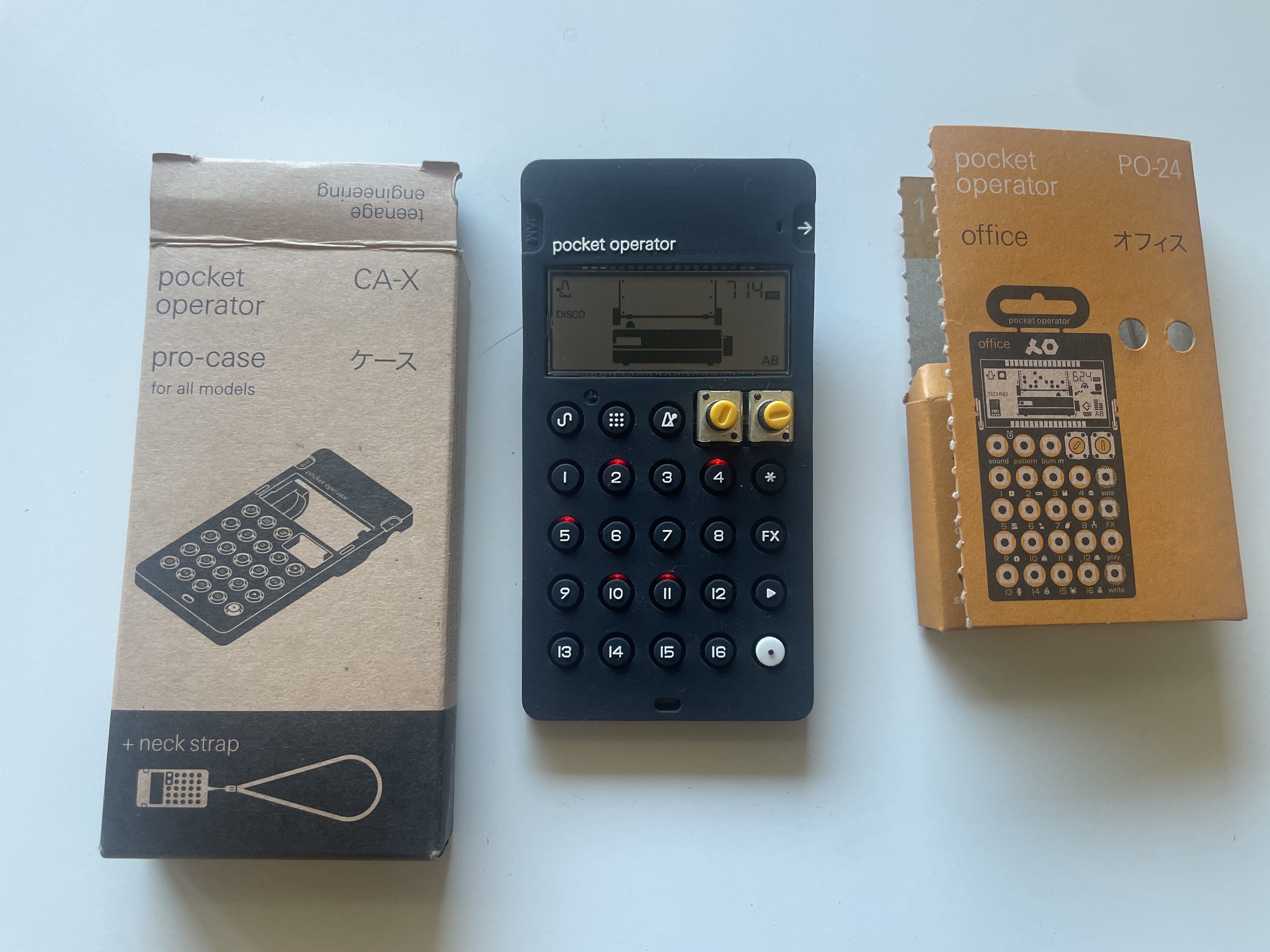 Pocket operator PO-24 Office + coque de protection