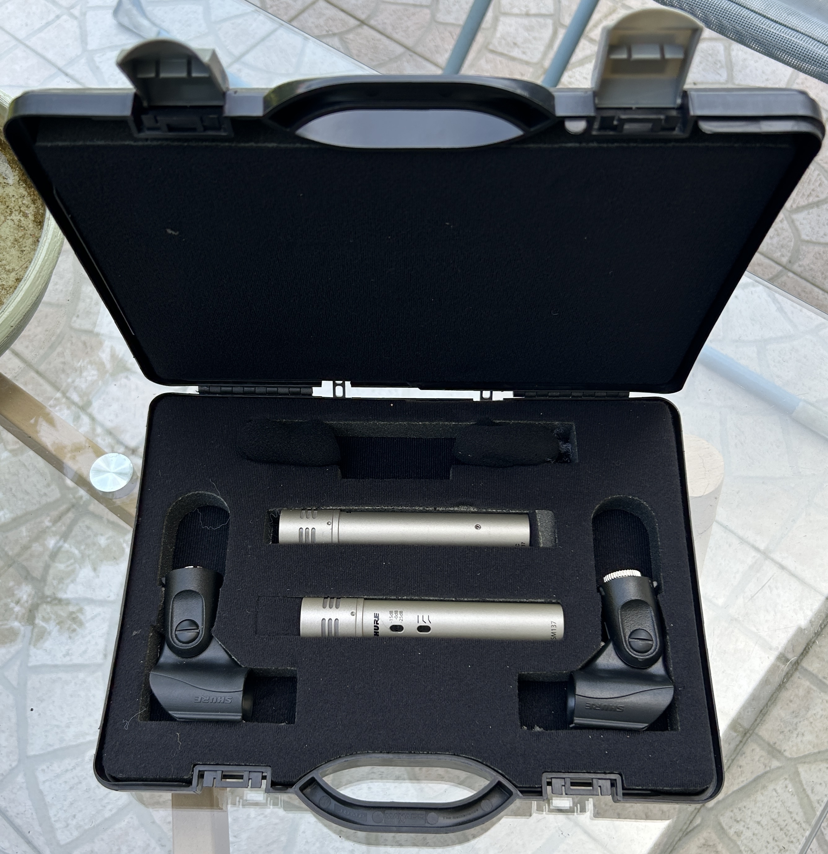 Micro SHURE  KSM137 stéréo en parfait état.