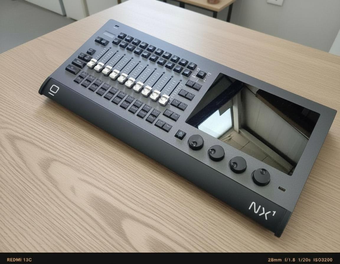 Console d’éclairage Light Desk Obsidian NX1 + Clavier NXK – Excellent état