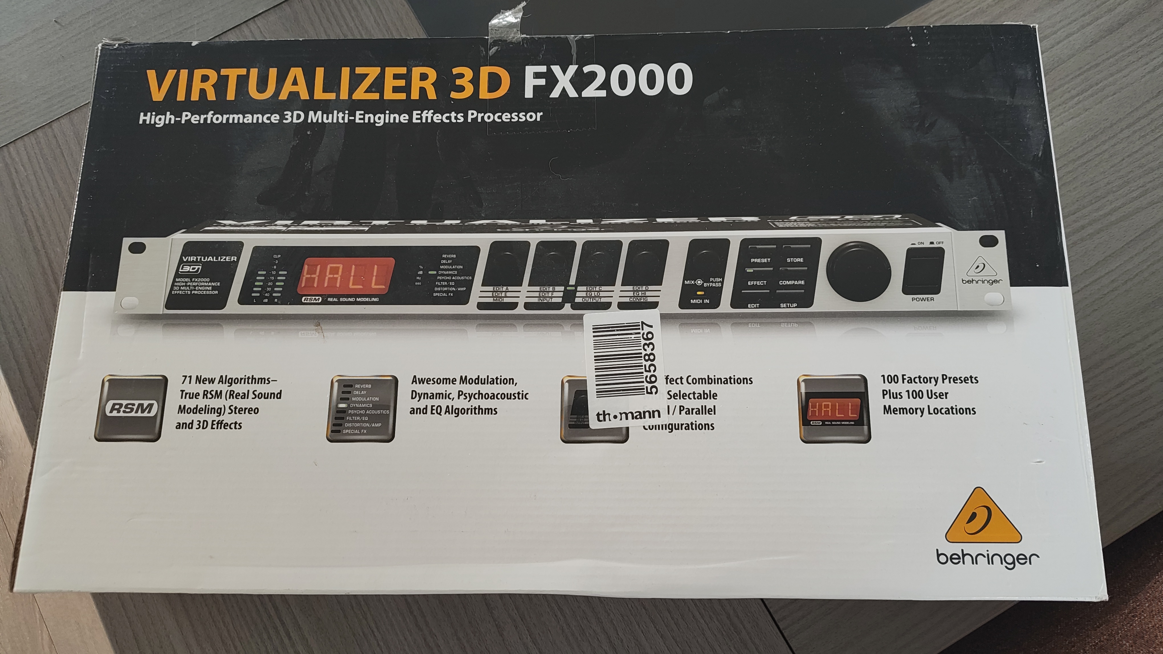 Behringer Virtualizer 3D FX2000 (72728)