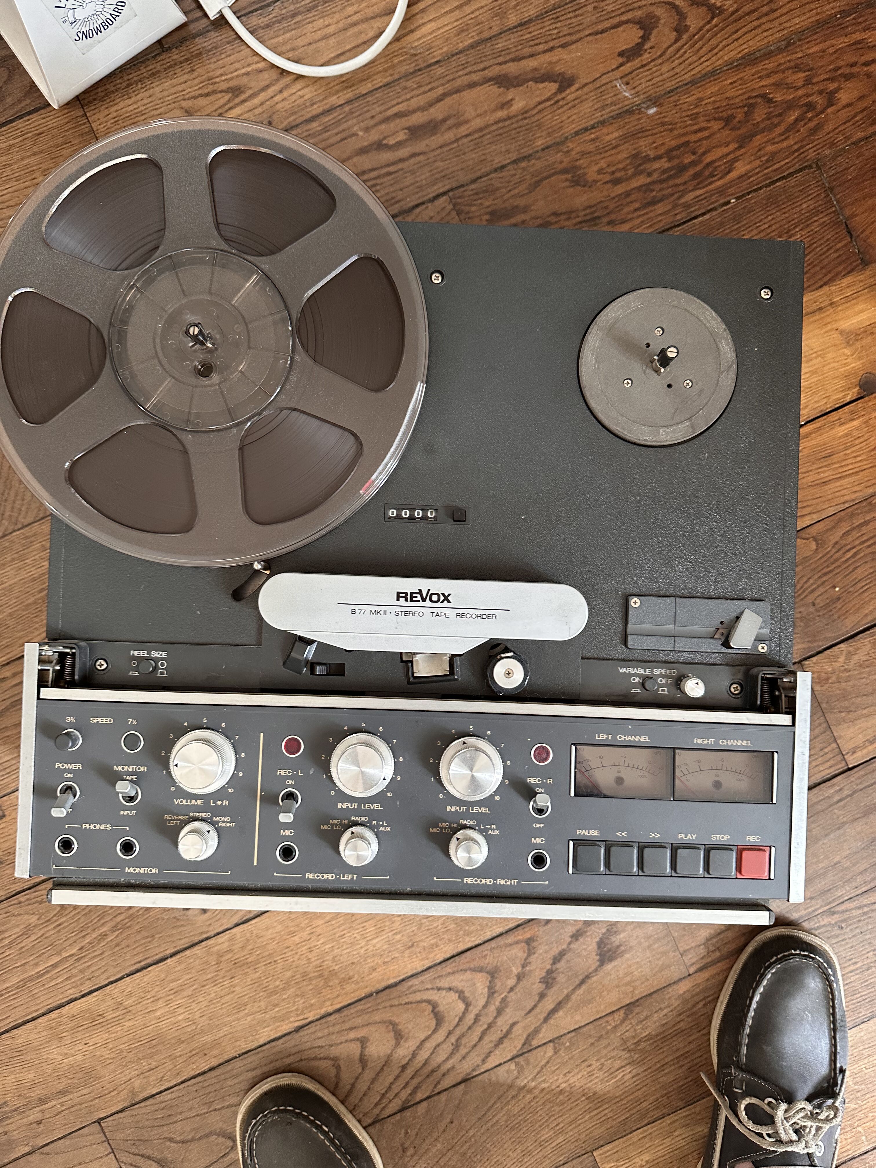Revox B77 Mk2 en panne.