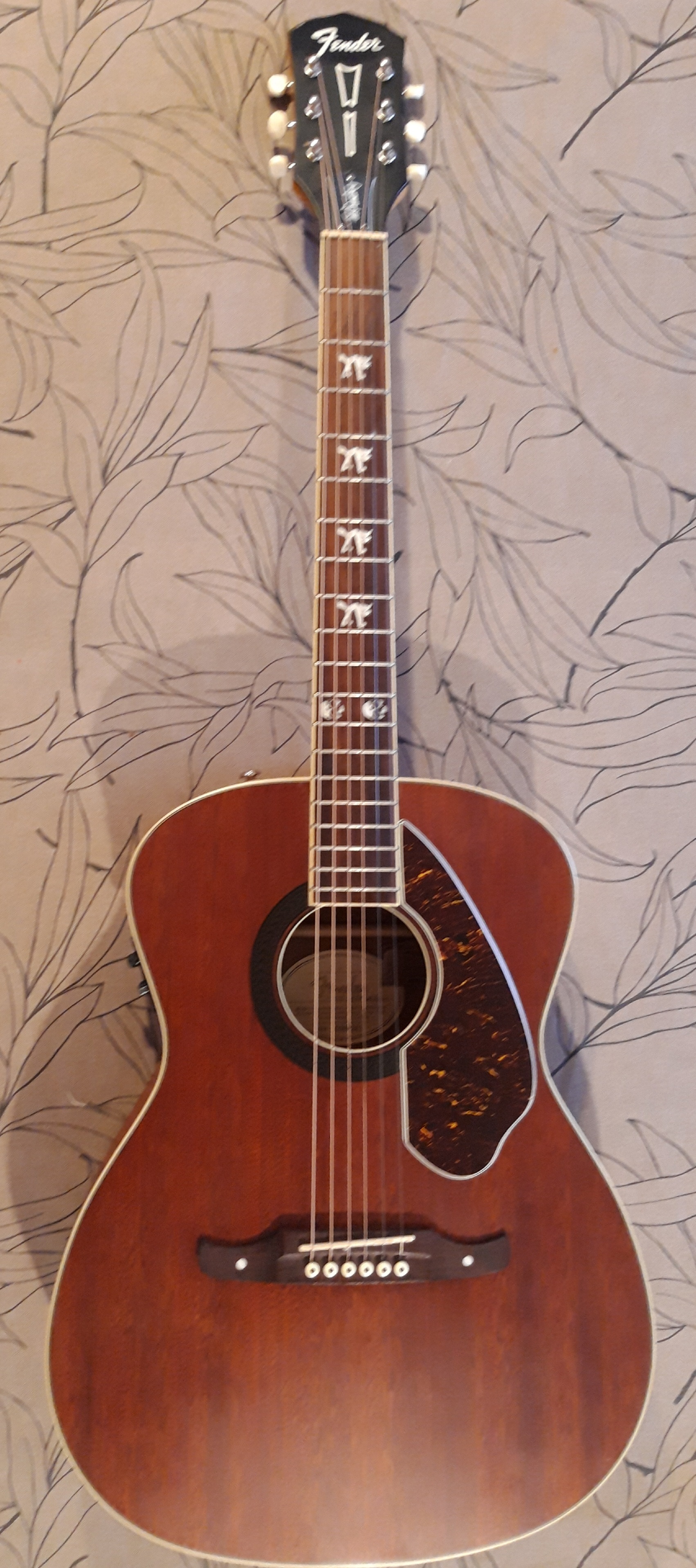 Guitare electro-acoustique FENDER avec housse + 2 jeux de cordes Martin