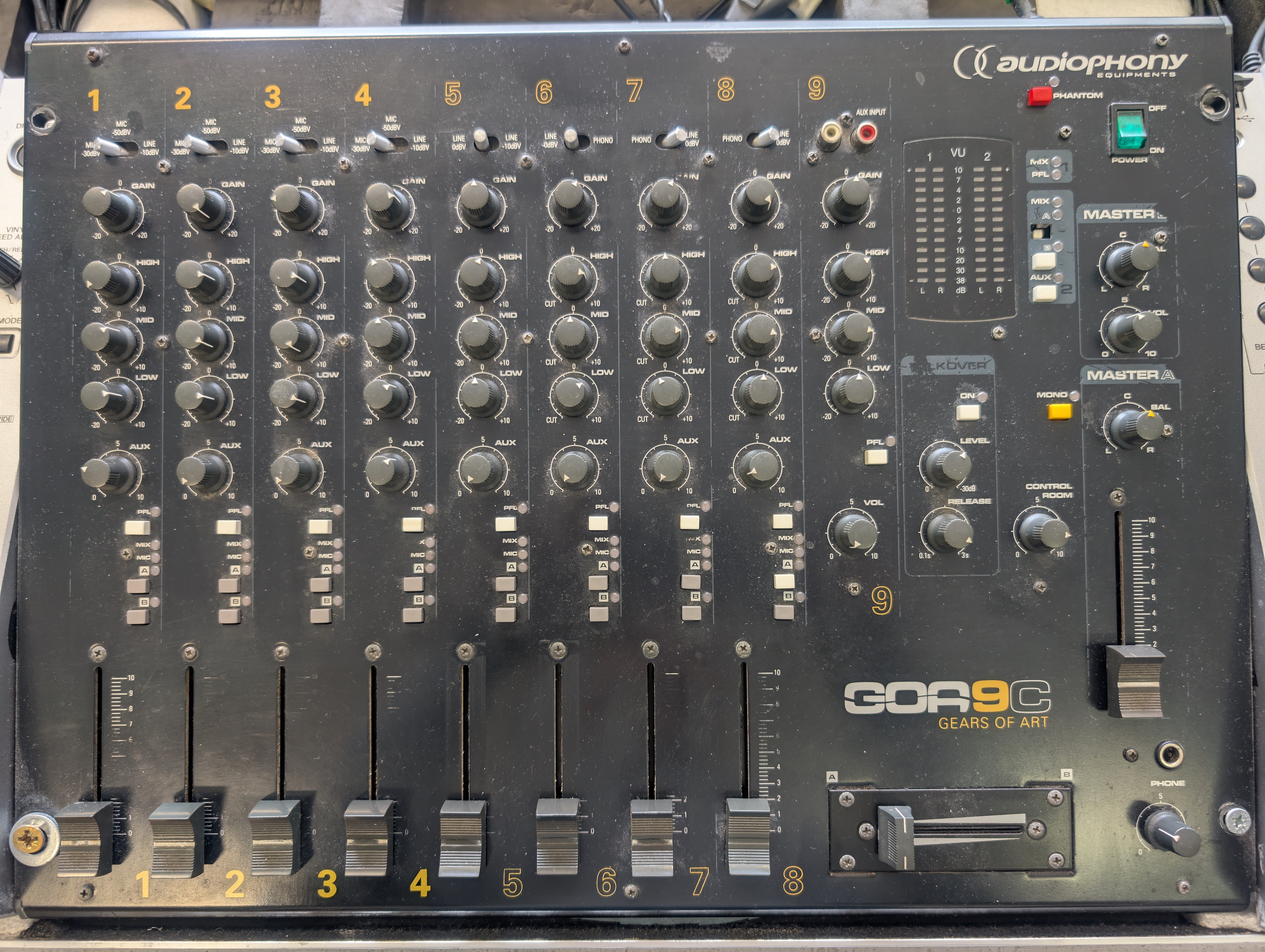 Table de mixage DJ Audiophony GOA 9C
