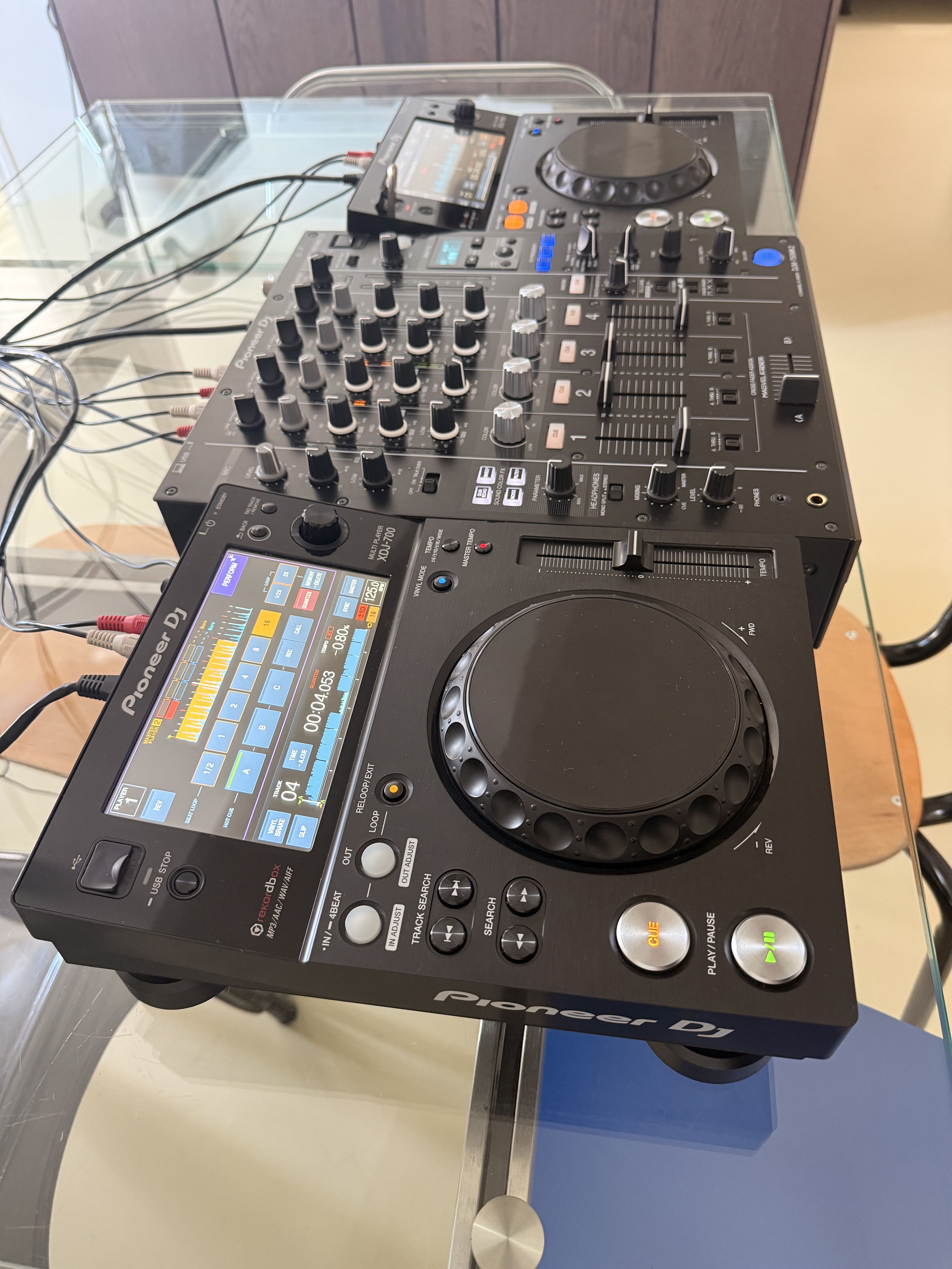 XDJ 700 *2 + DJM 750 MK2 - Setup Pioneer TBE