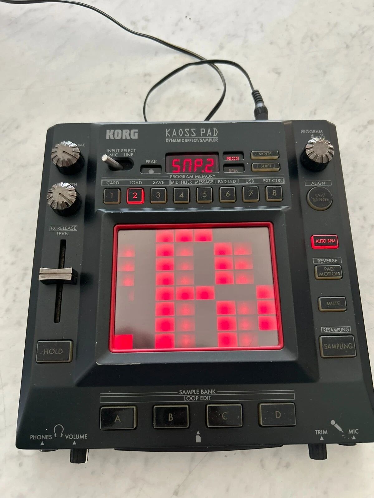 Korg Kaoss Pad KP3 – Multi-effets / Sampler tactile – Neuf
