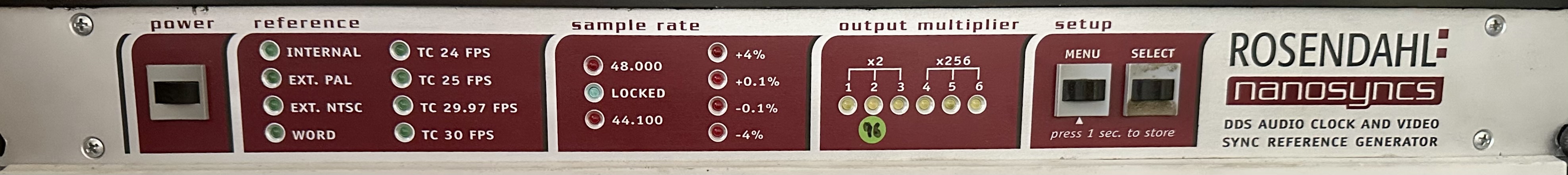 Rosendahl Nanosyncs – Word Clock / Sync Reference – studio pro