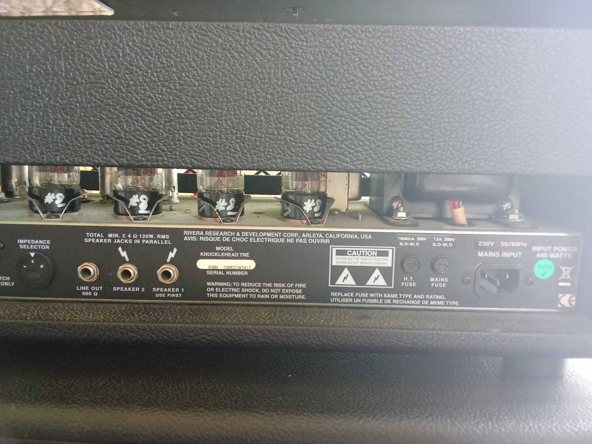 Ampli RIVERA Tre Verb Knucklehead 120watt + cabinet 4x12