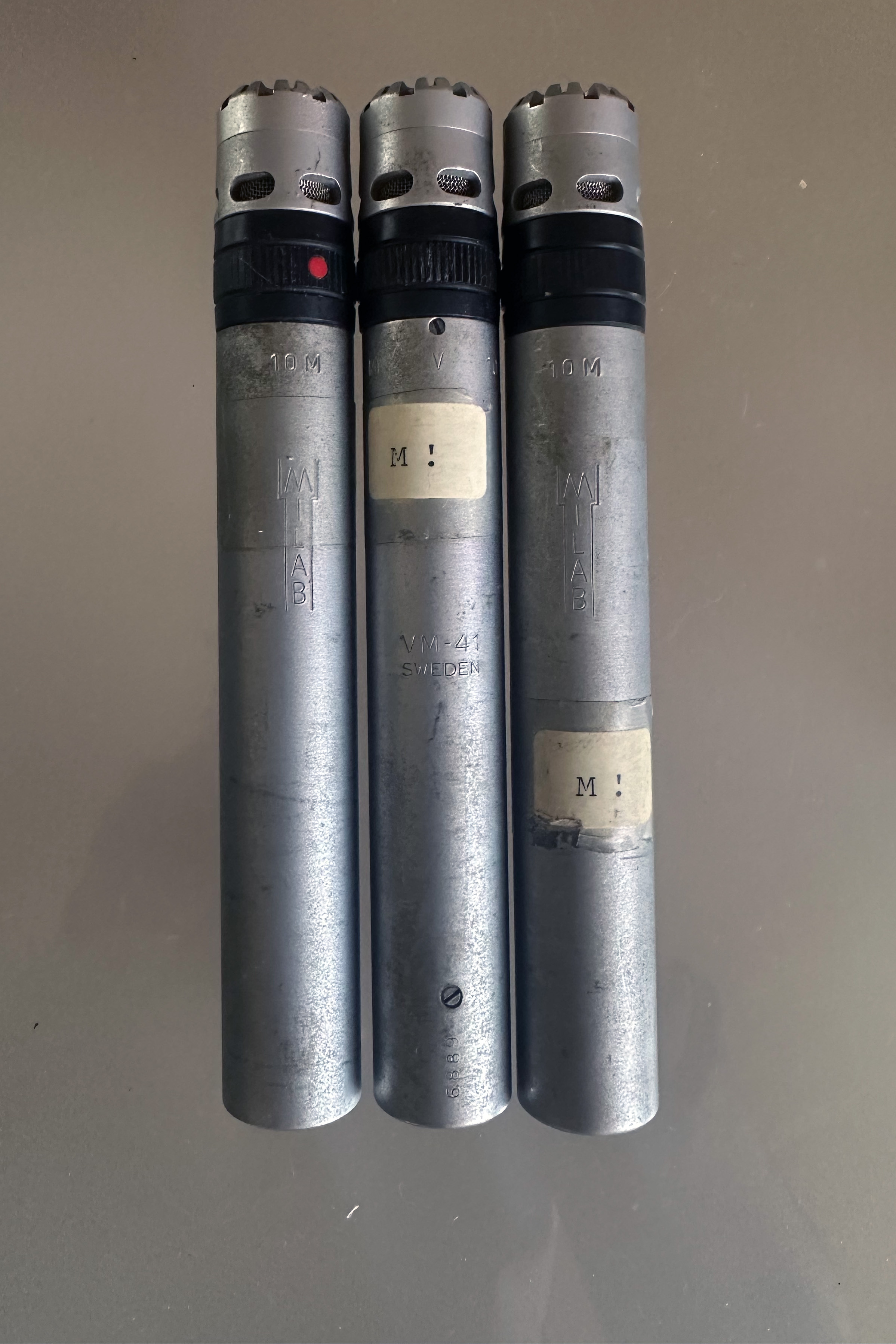 3x Milab VM-41 – Microphones condensateurs studio