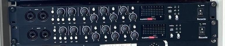 2x Focusrite Scarlett OctoPre – Preamps 8 canaux / ADAT