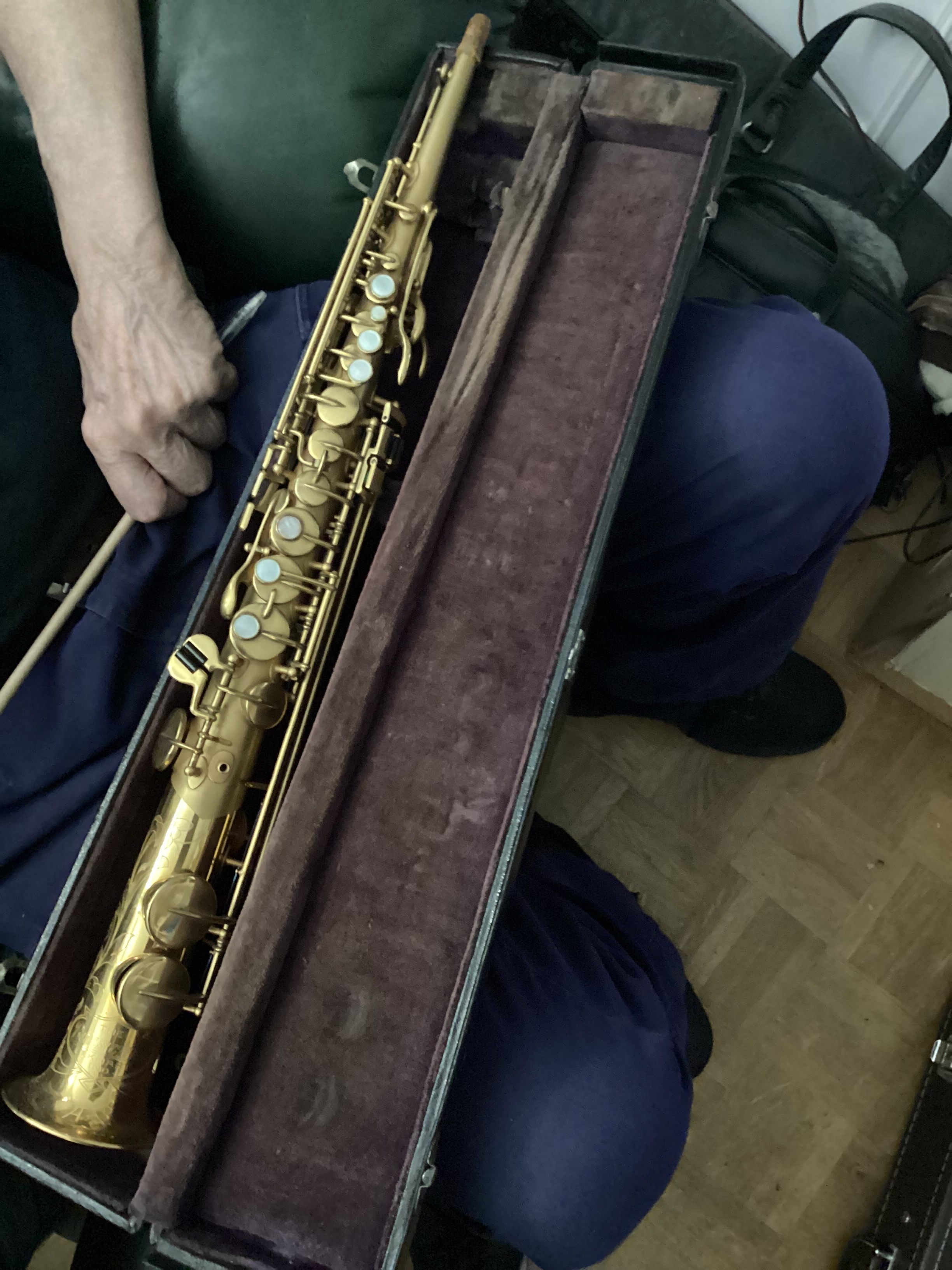 Saxophone soprano Buescher Series III années 1930