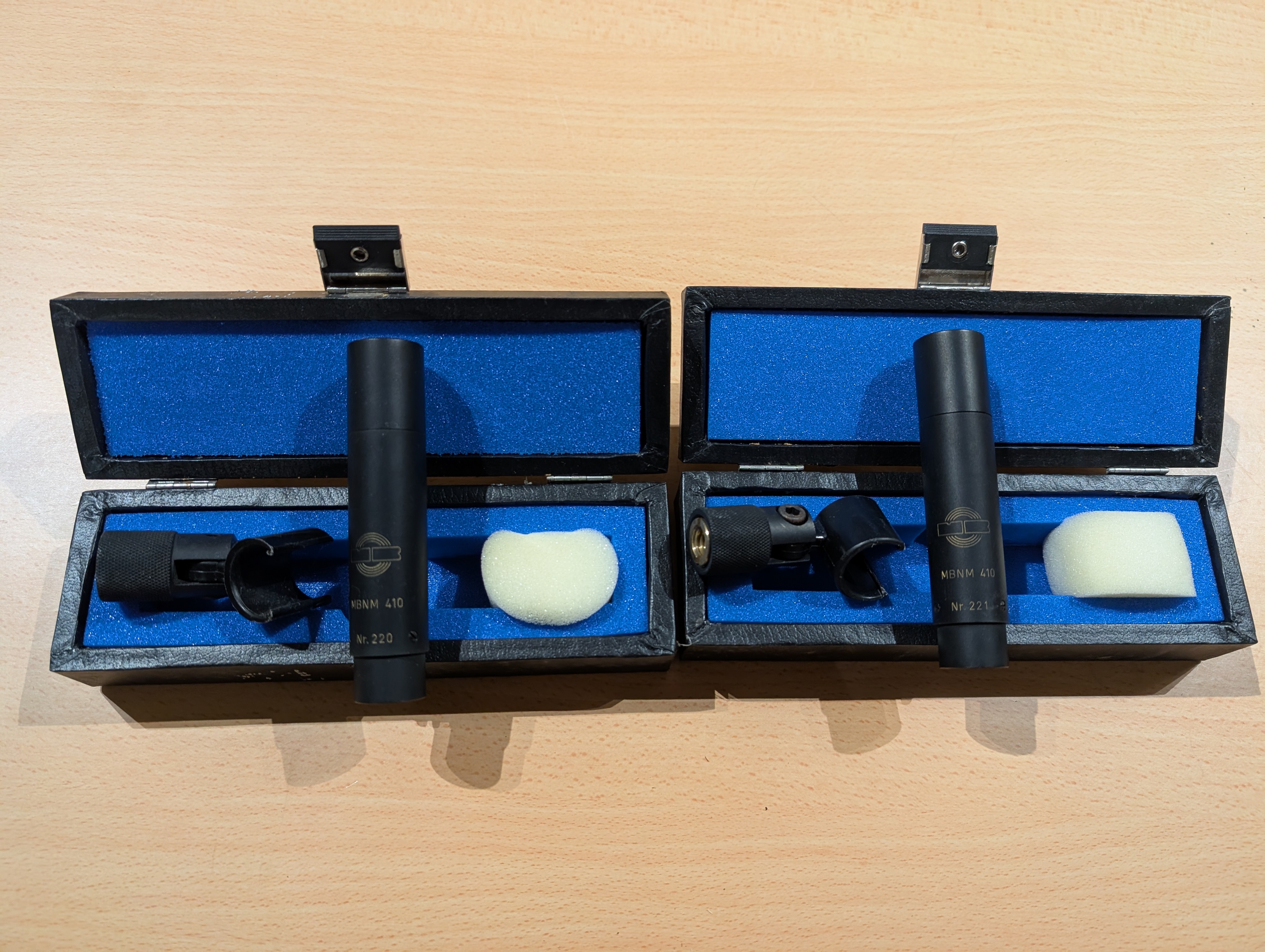 Vend 2 micros apairés HAUN MBNM 410 omnidirectionnels