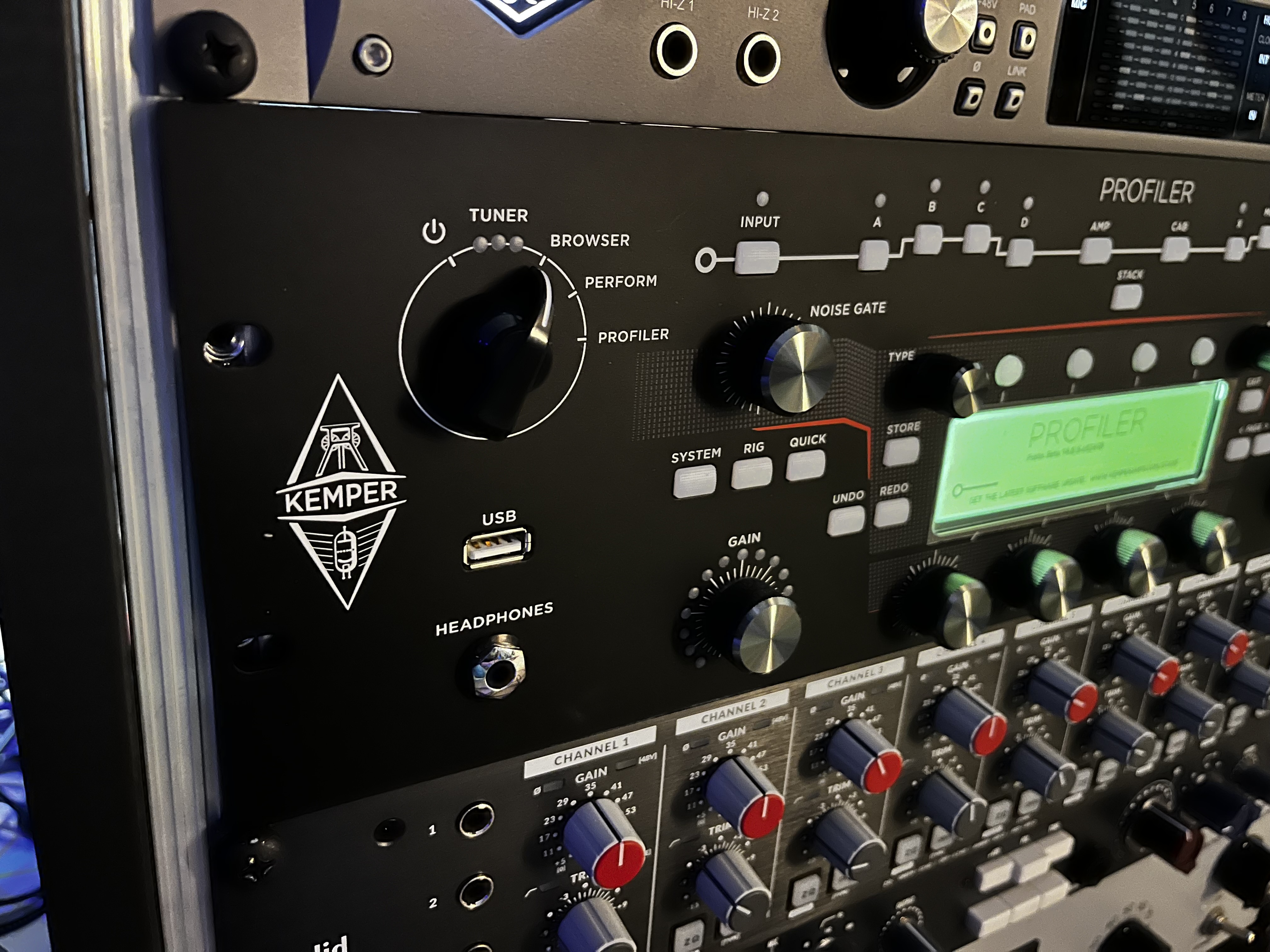 Kemper Power rack MK2 plus remote 