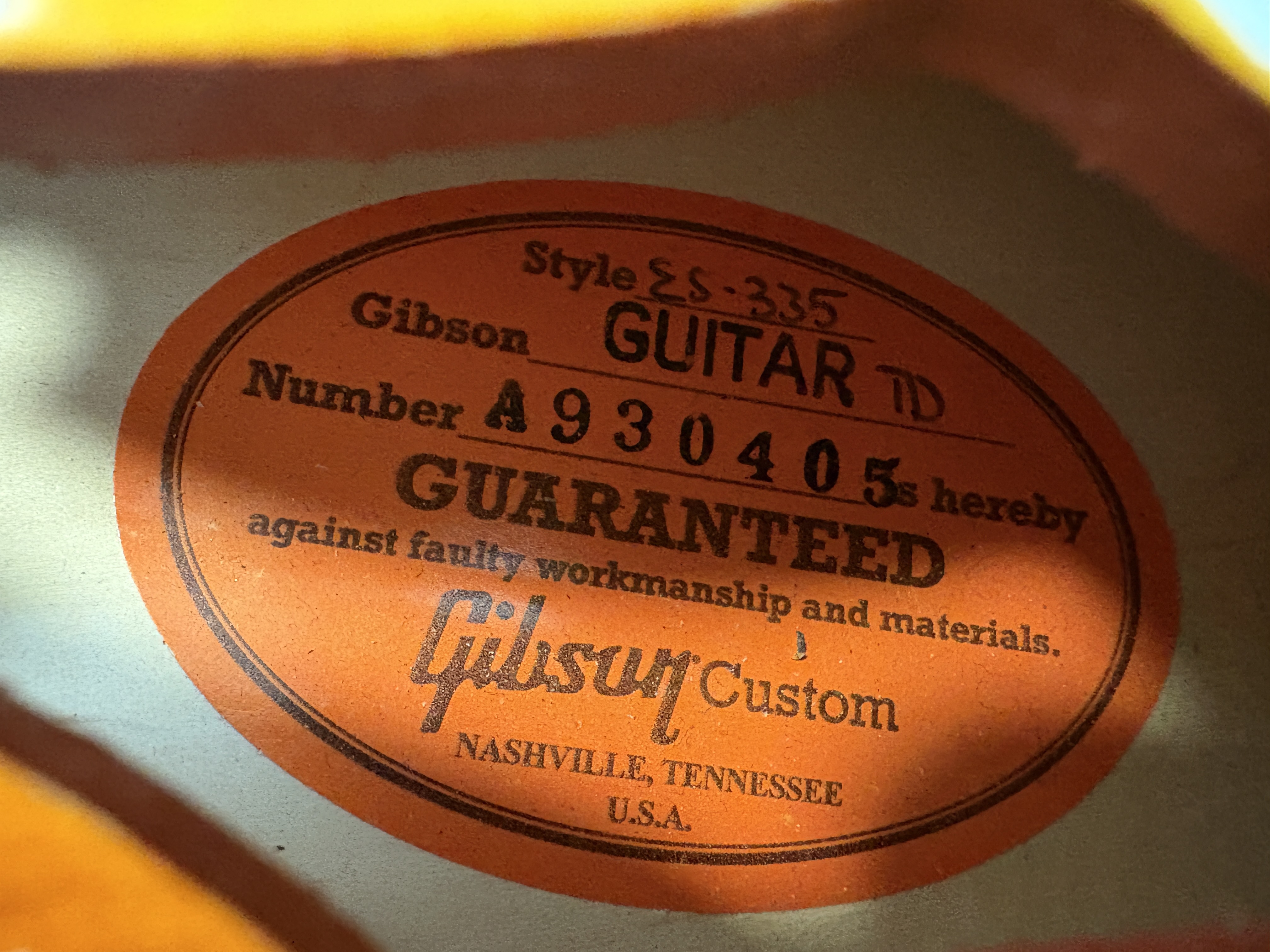 Gibson Custom Shop 1959 ES-335 Reissue (94502)