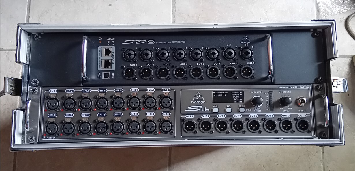behringer SD8 + S 16
