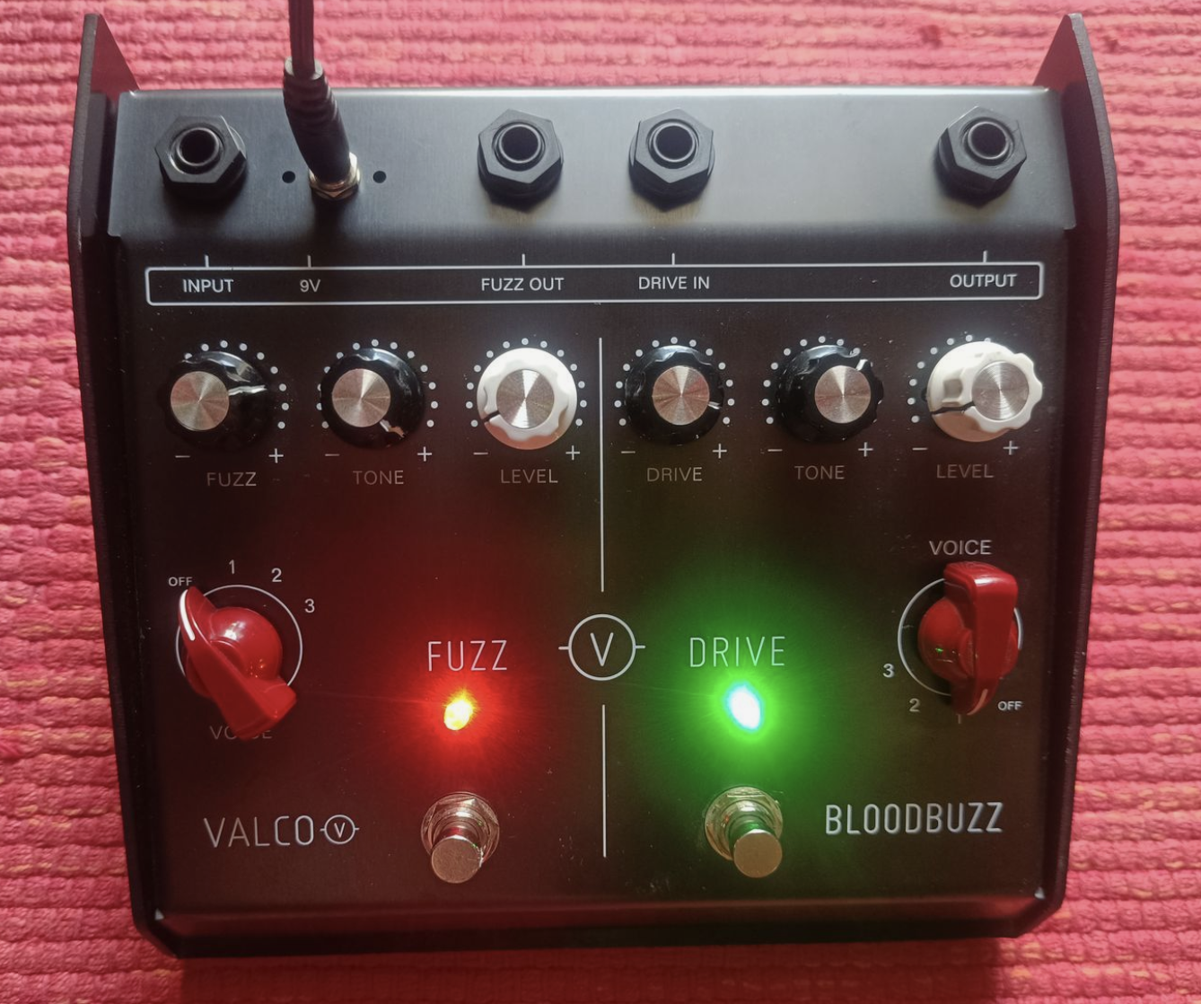 Valco BloodBuzz Dark Grey Lovetone Fuzz Big Cheese