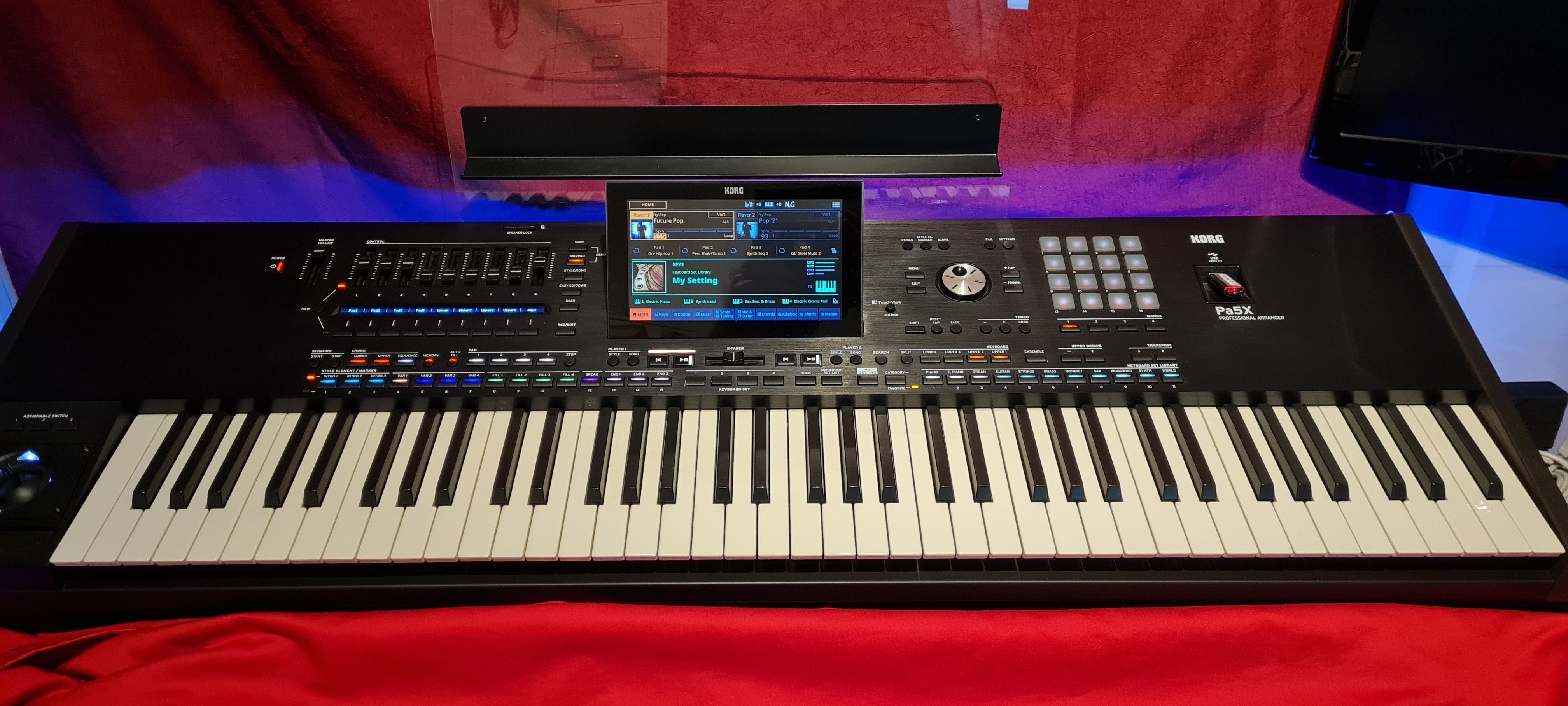 Vends ou échange KORG PA5X 76