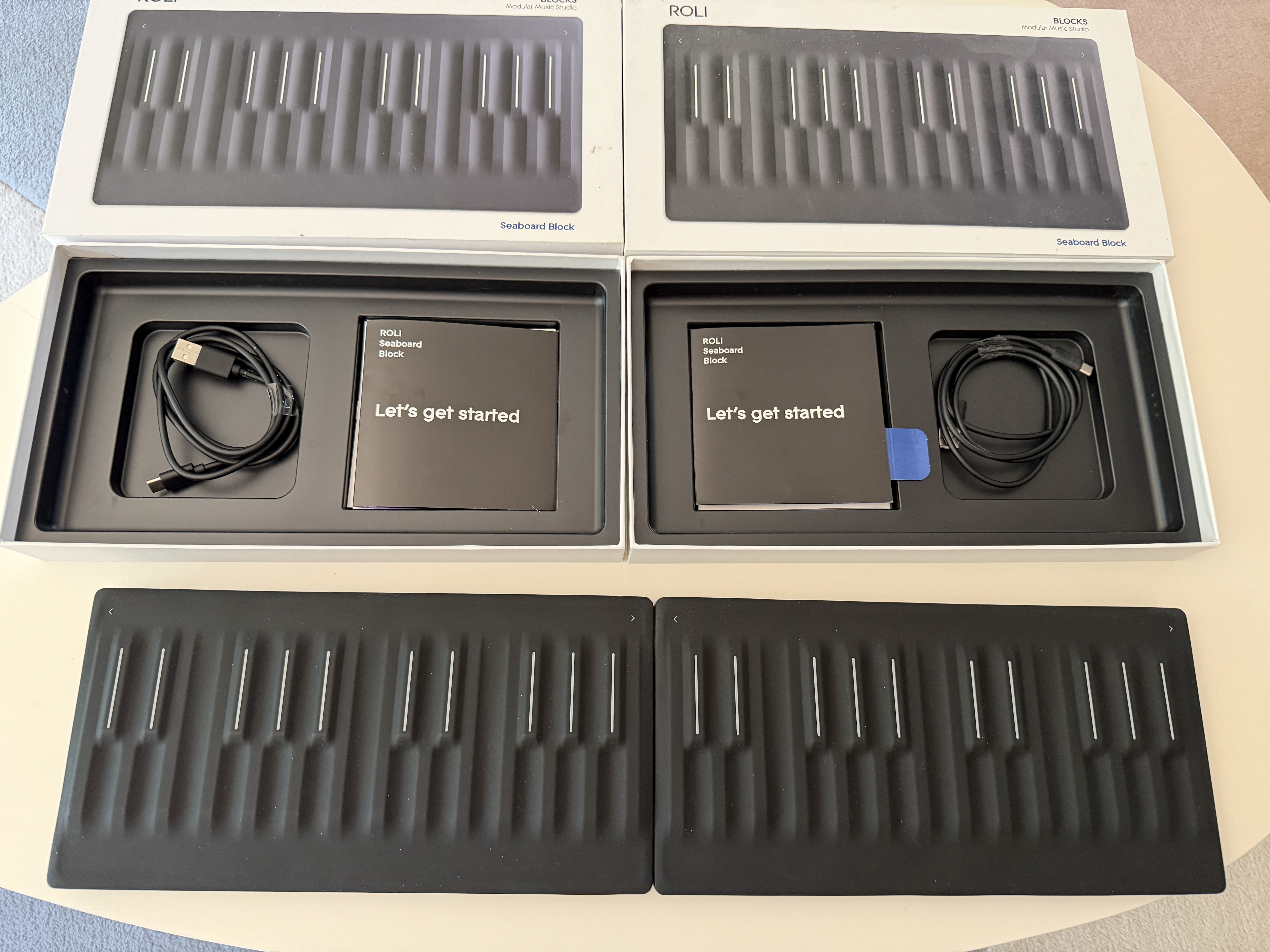 Paire de Roli Seaboard Block (x2) (Configuration 48 touches)