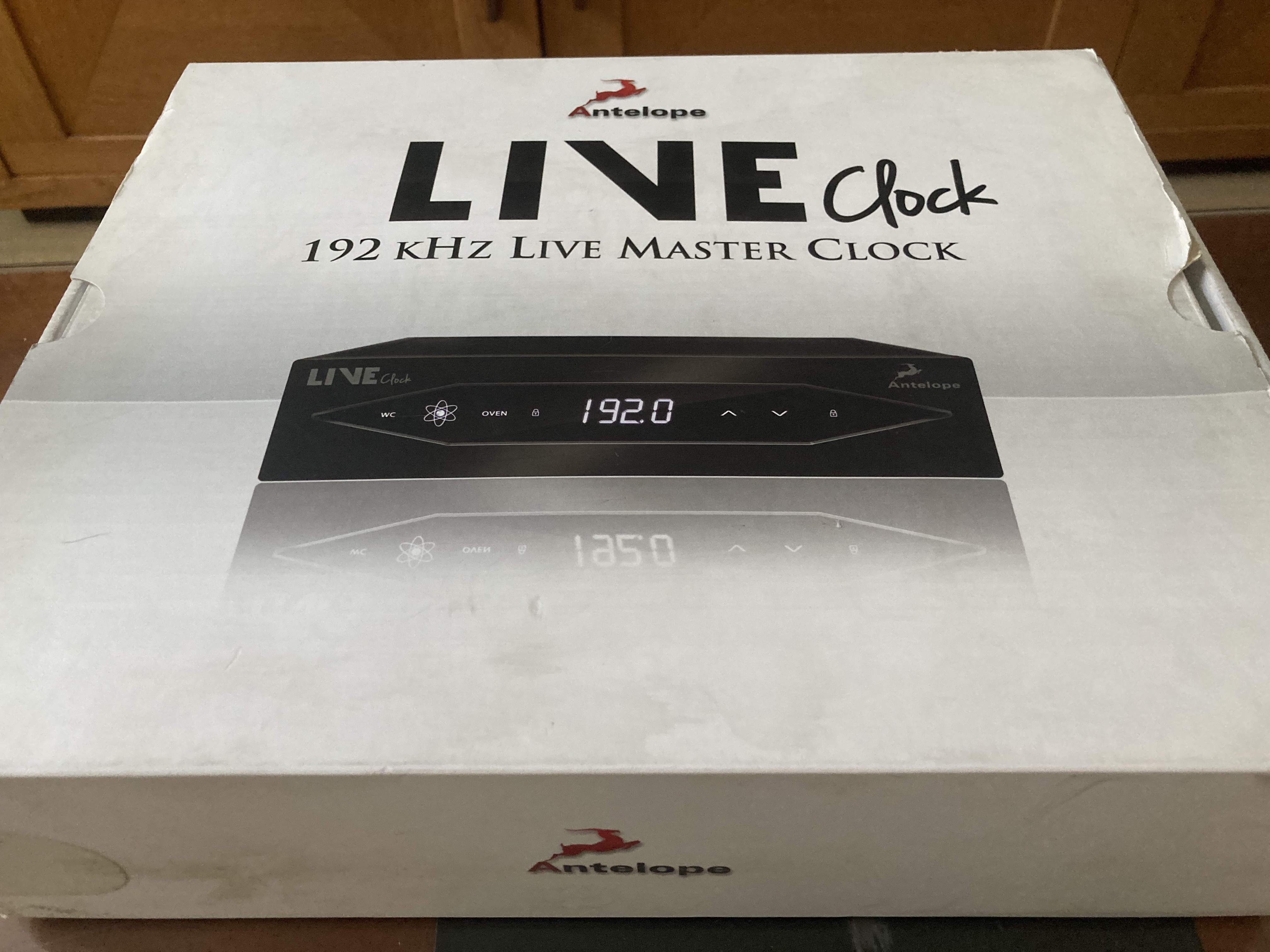 Antelope horloge liveclock 192khz master clock 