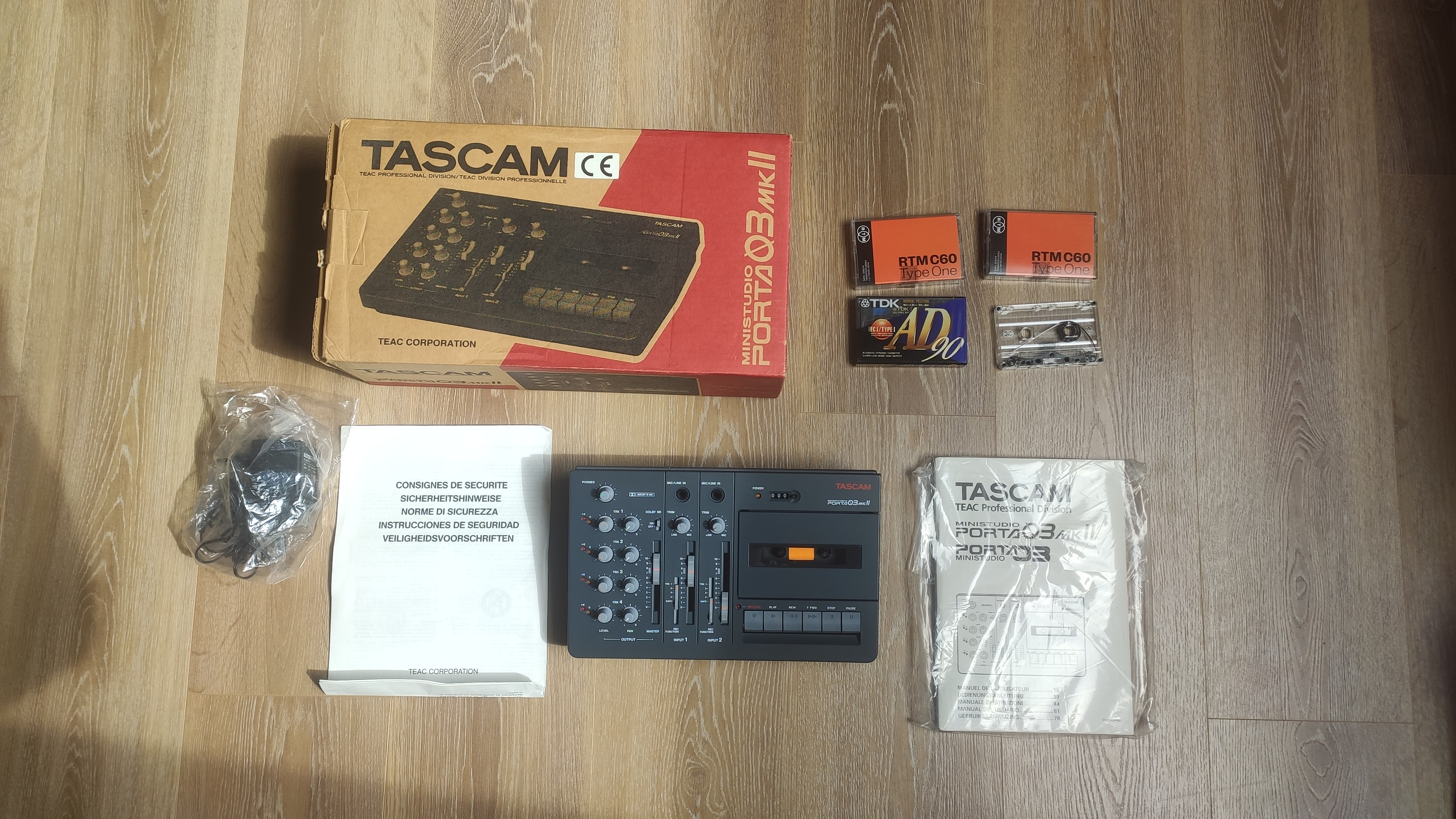 Vends Porta 03 MkII Complet + 3 Cassettes 